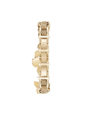 Anne Klein Gemstone Charm Bracelet Watch