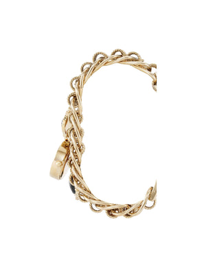 Anne Klein Gemstone Charm Bracelet Watch