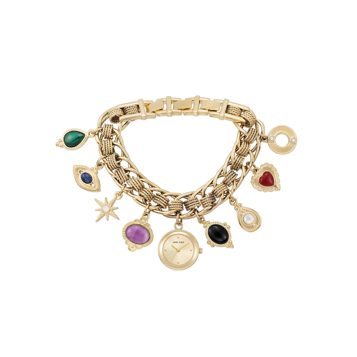 Gemstone Charm Bracelet Watch | Anne Klein display picture 1