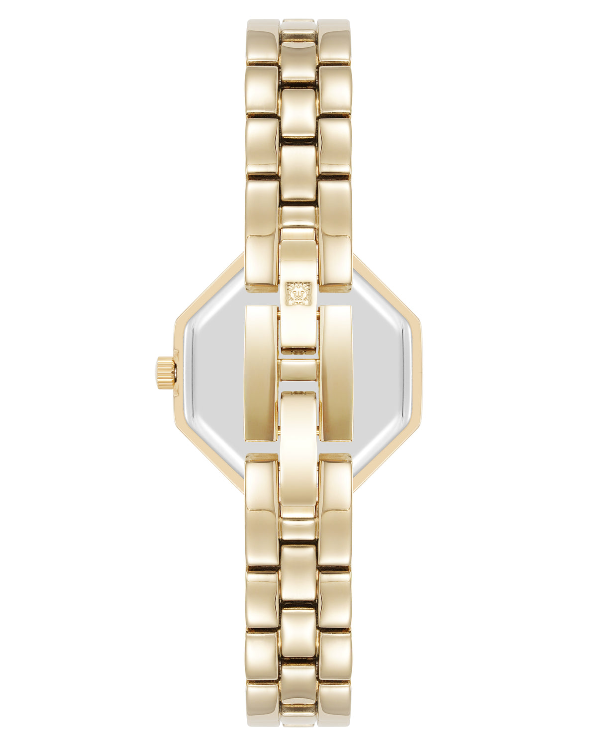 Crystal Accented Octagonal Bracelet Watch