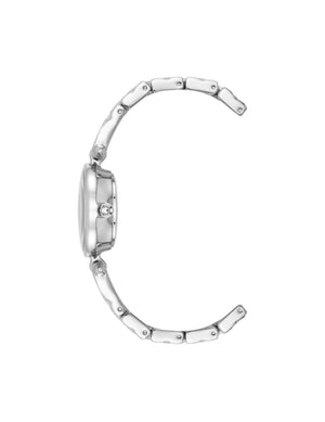 Anne Klein Crystal Accented V-Link Watch