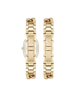 Anne Klein Chain Watch and Bracelet Set