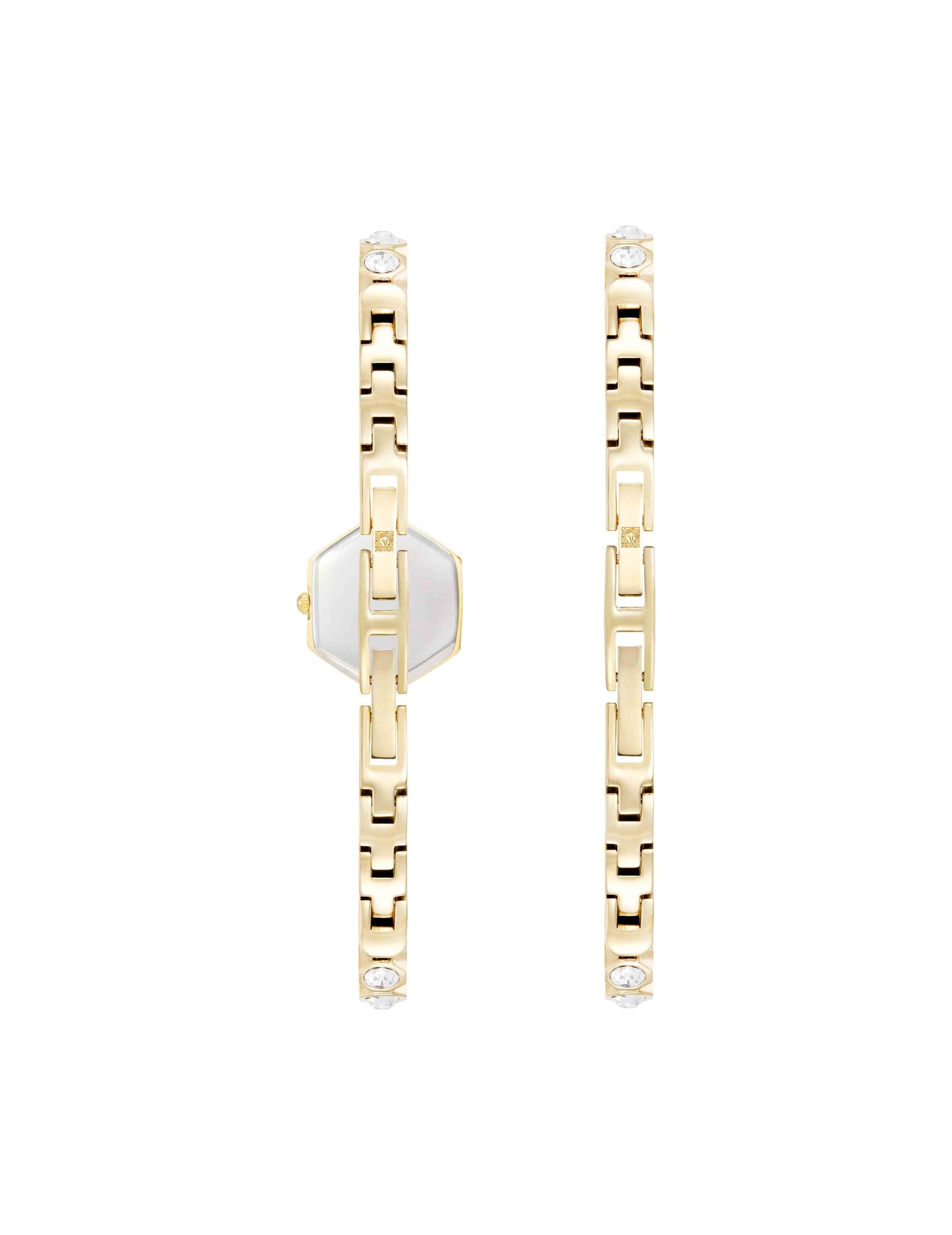 Anne Klein Crystal Tennis Bracelet Watch Set