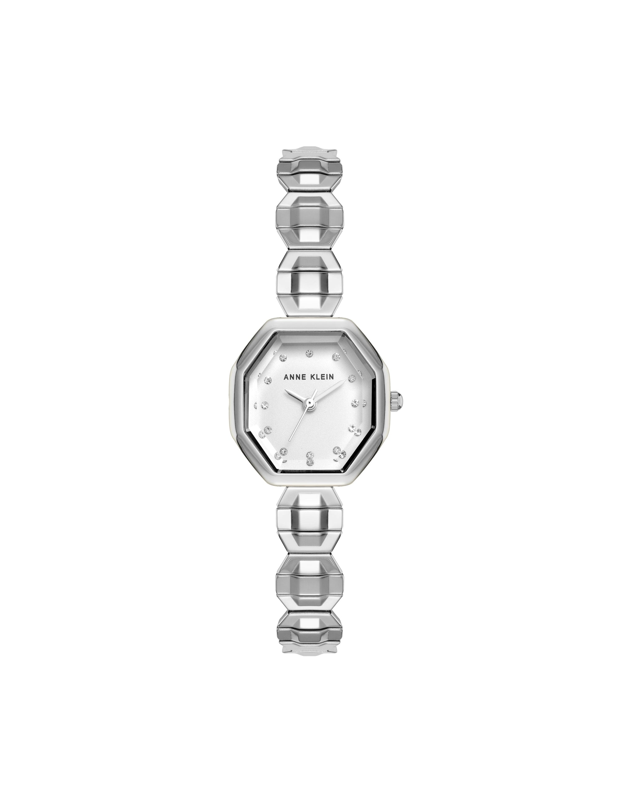Crystal Accented Expansion Band Watch Apparel & Accessories Egluck