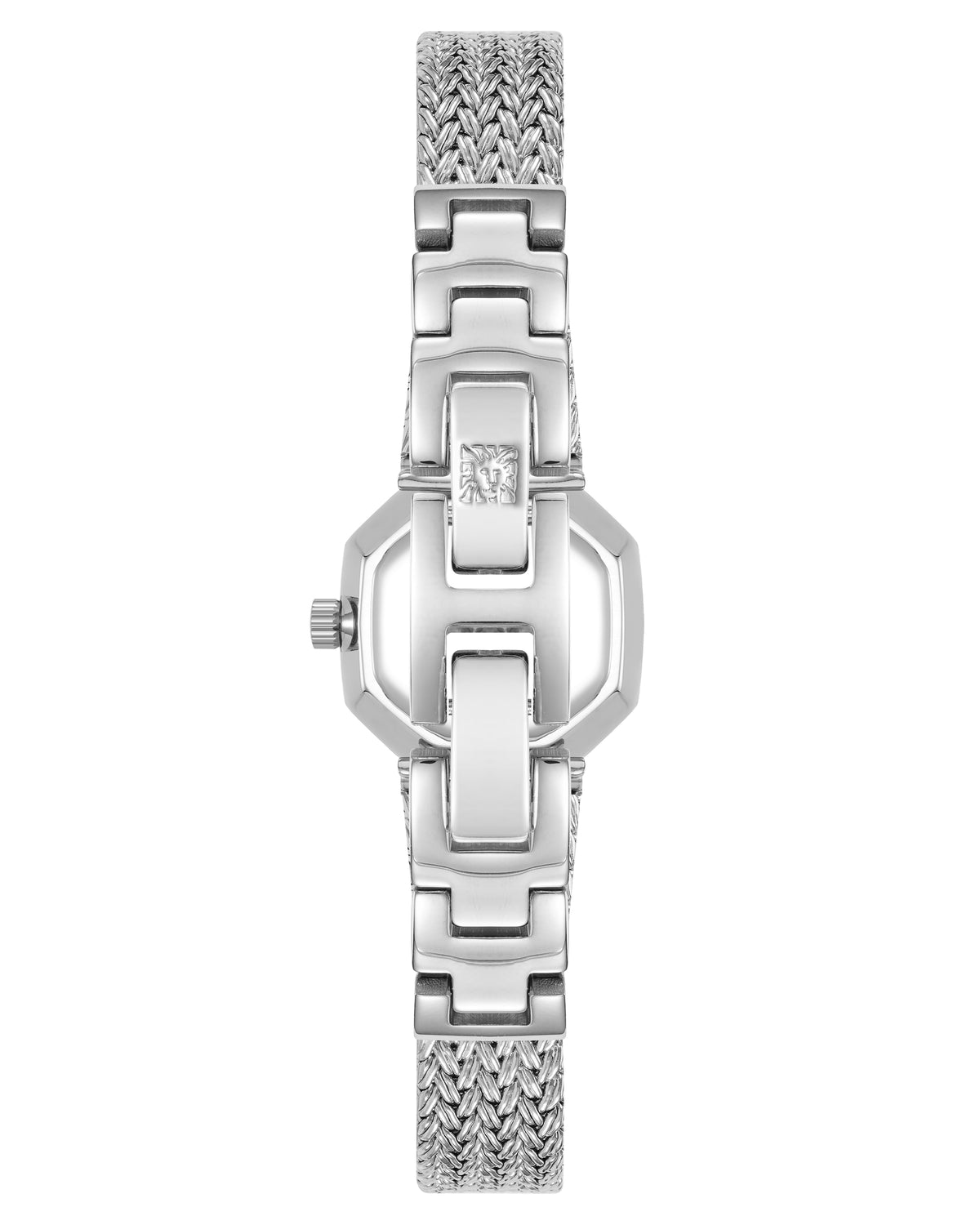 Crystal Accented Mesh Bracelet Watch