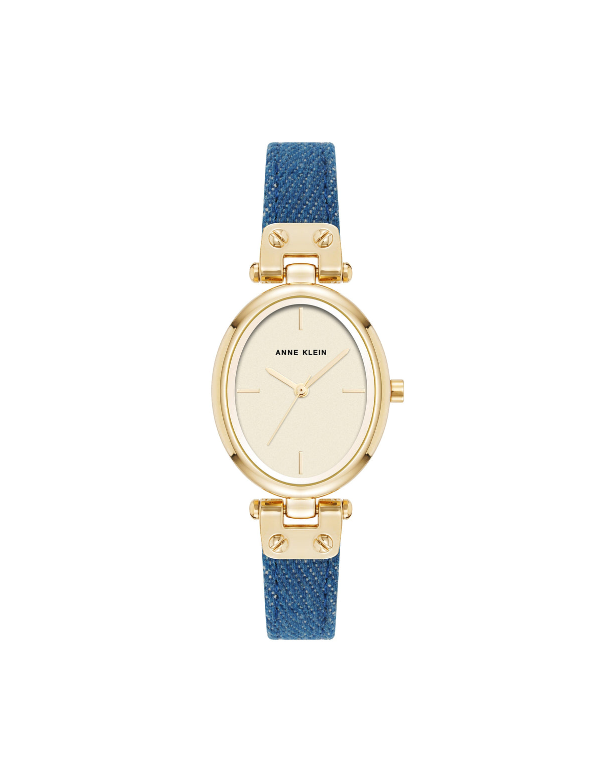 Anne Klein Blue/Gold-Tone Strap Watch