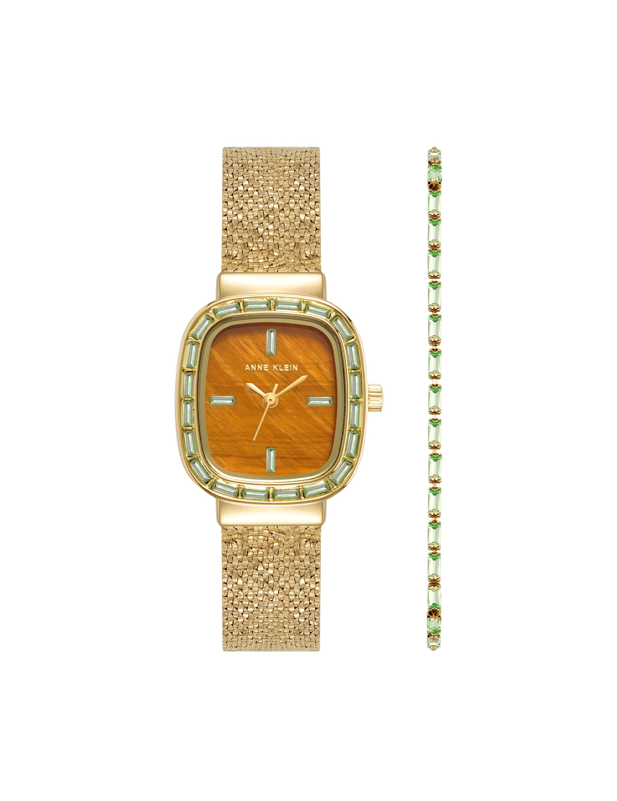 Genuine Gemstone Watch and Bracelet Set Apparel & Accessories Egluck