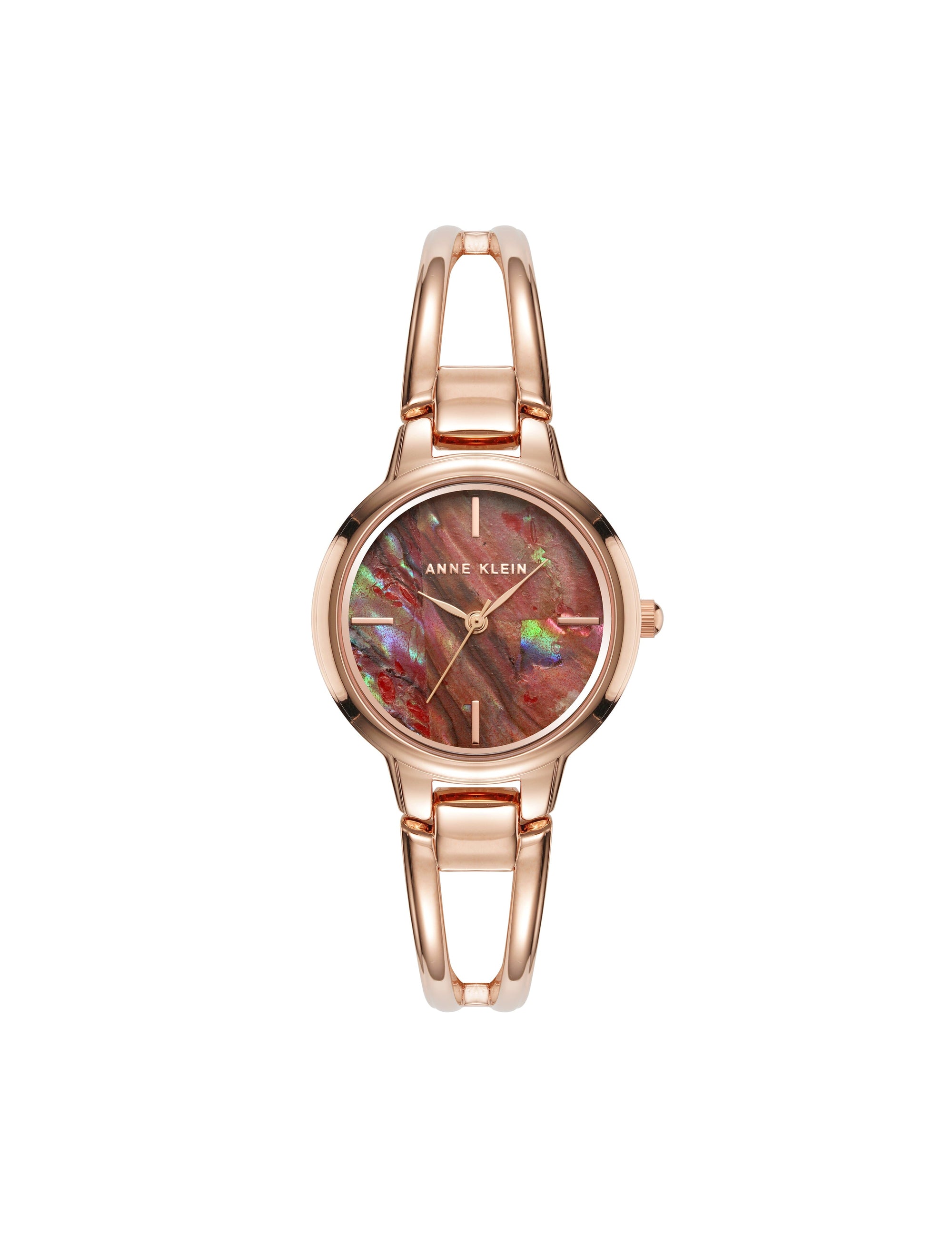 Abalone Dial Open Bangle Watch Apparel & Accessories Egluck