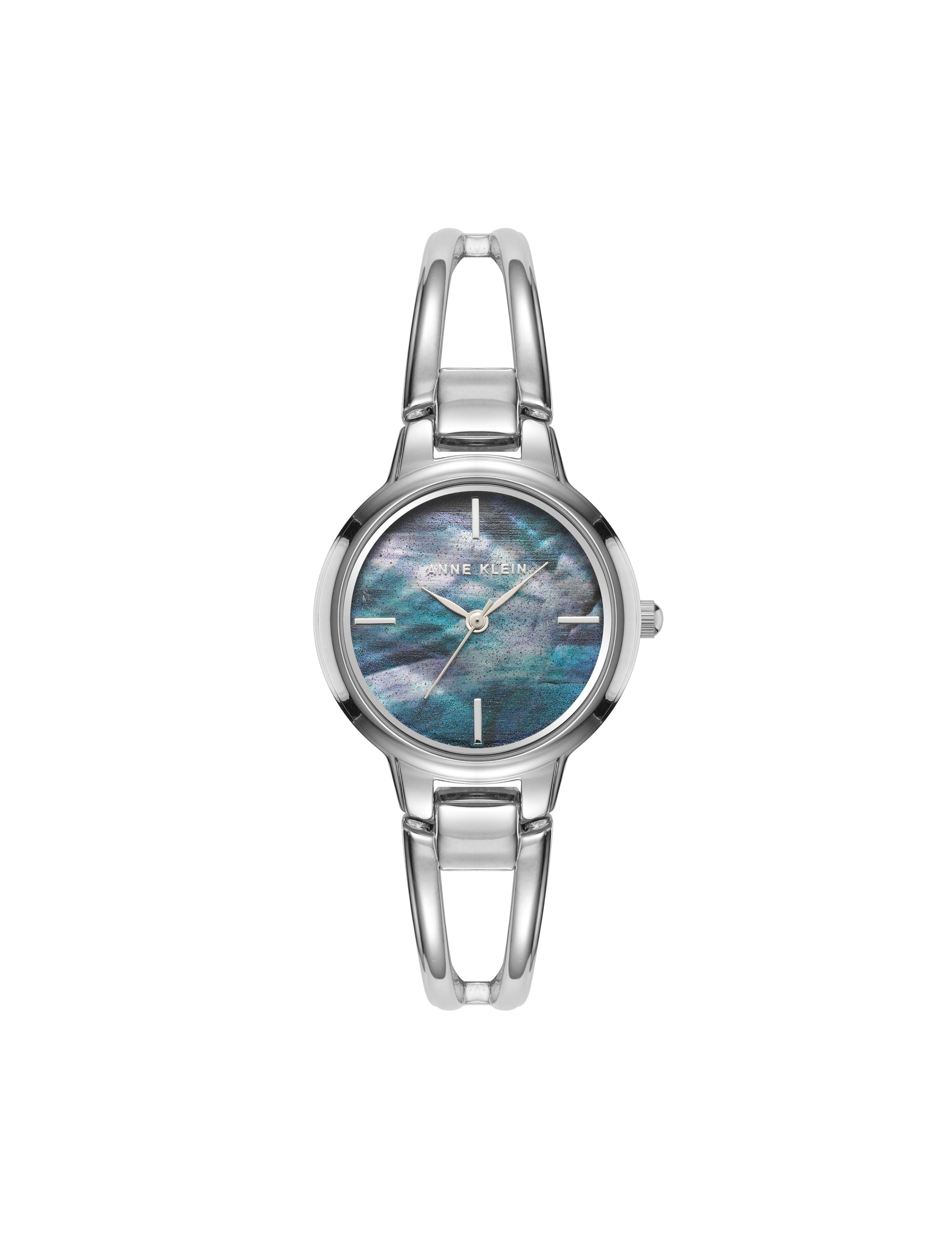 Abalone Dial Open Bangle Watch Apparel & Accessories Egluck