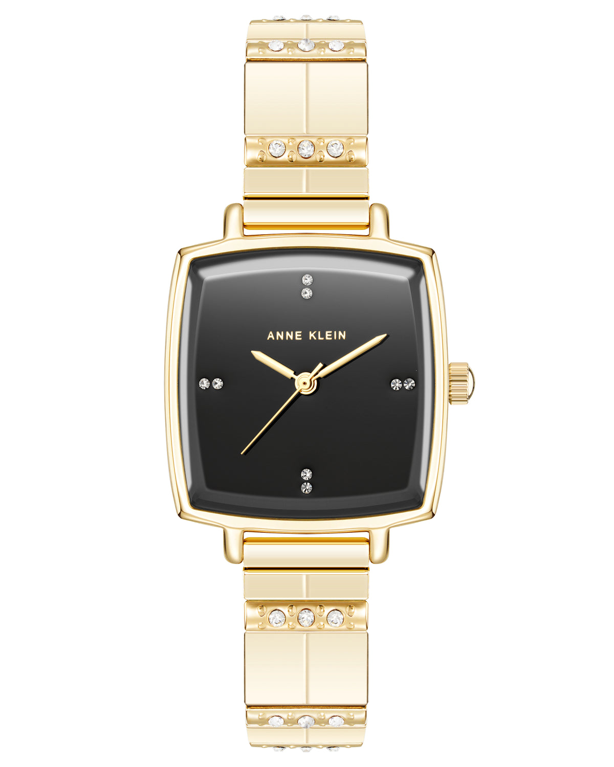 Crystal Accented Expansion Square Watch