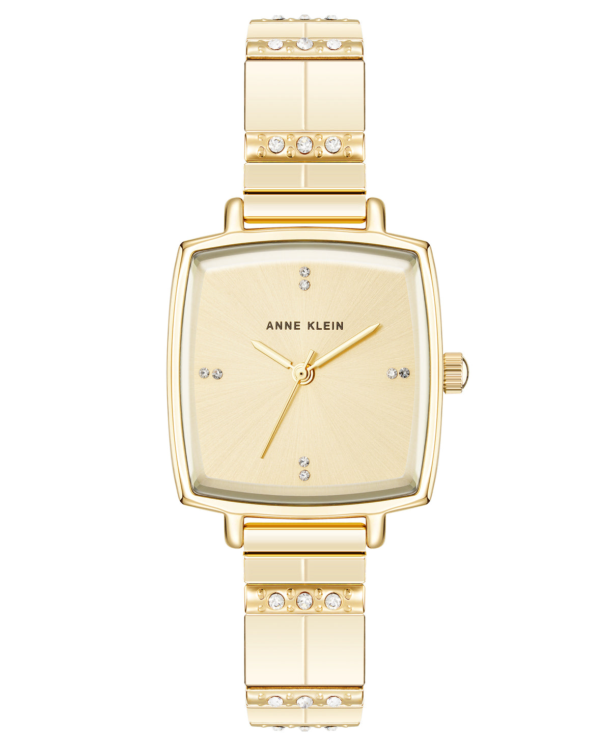 Crystal Accented Expansion Square Watch