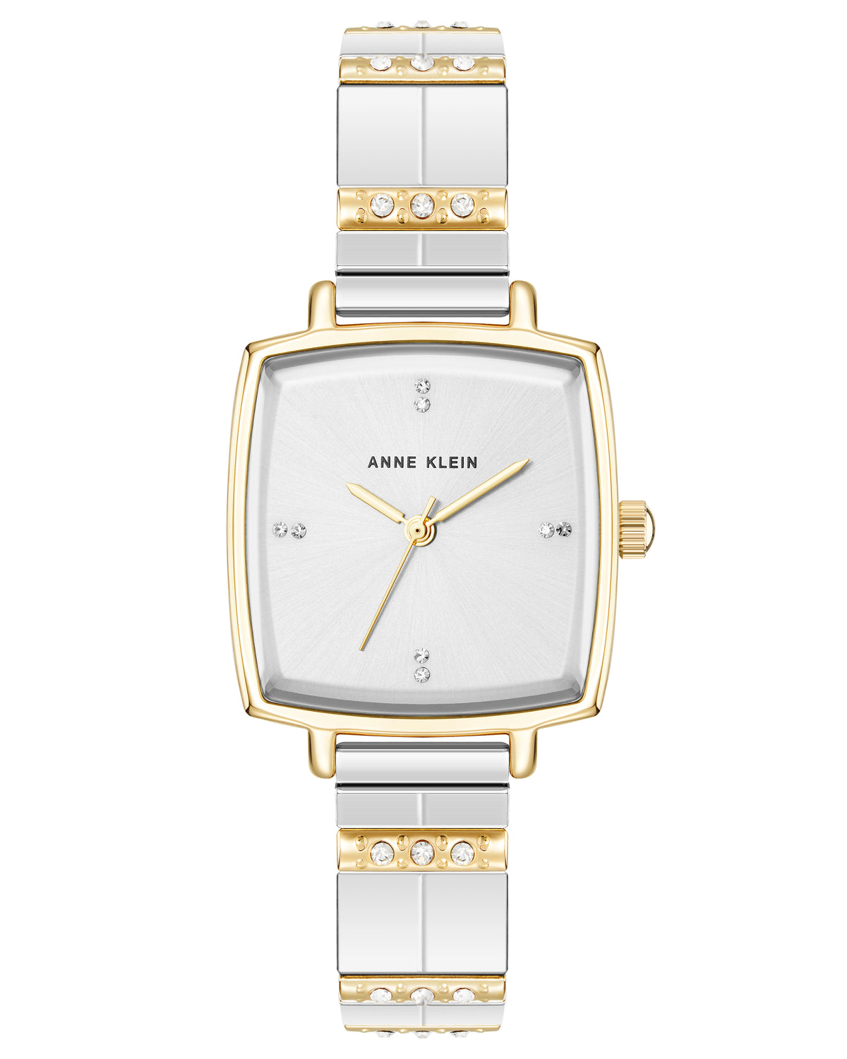 Crystal Accented Expansion Square Watch