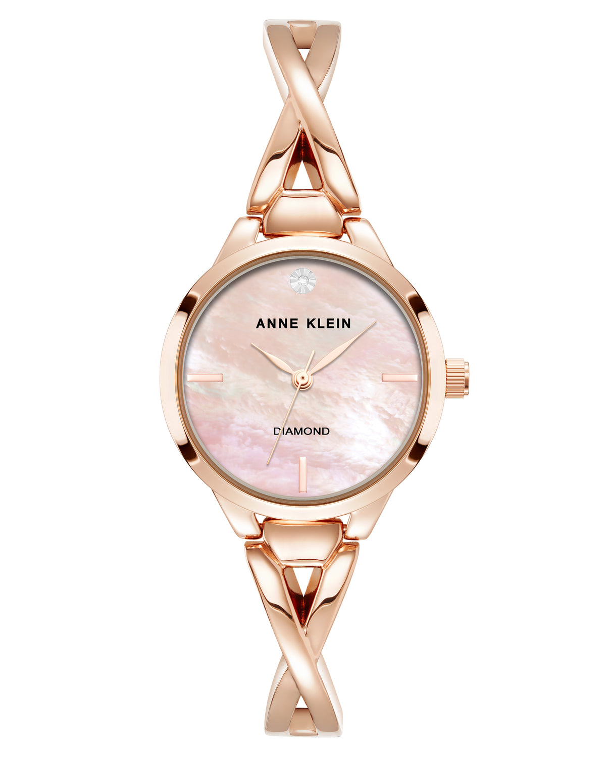 Diamond Dial Twist Watch