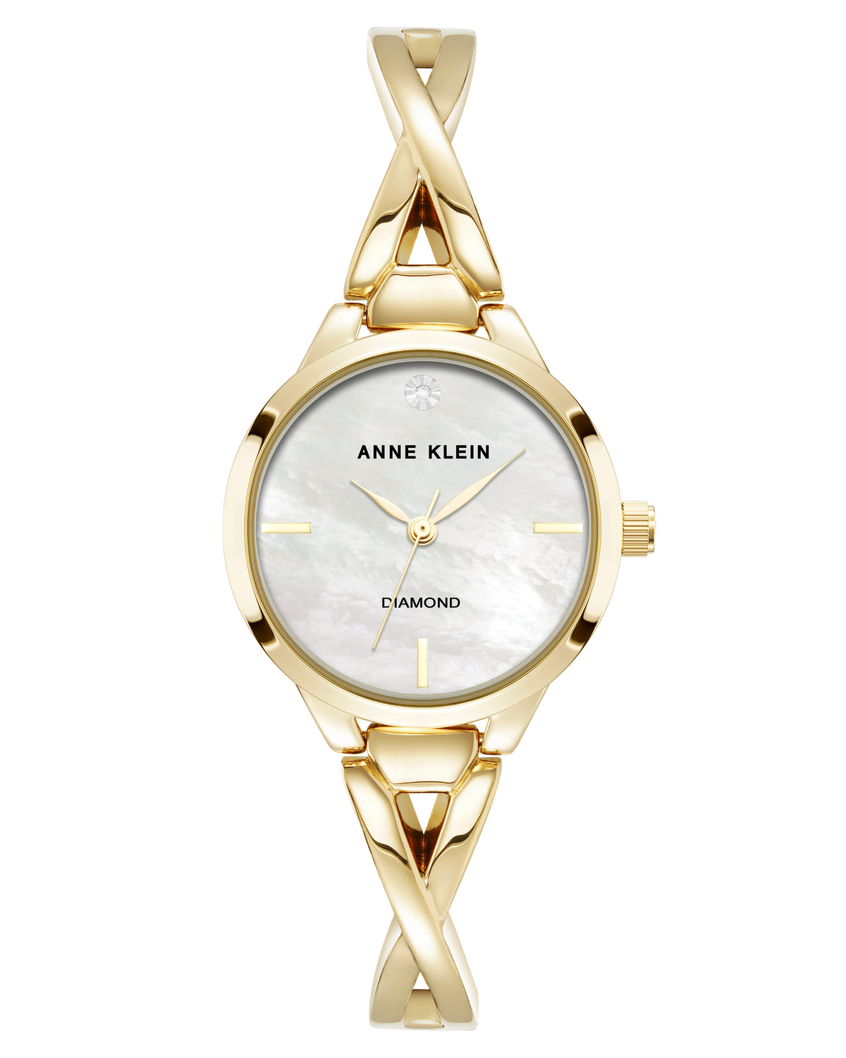 Diamond Dial Twist Watch