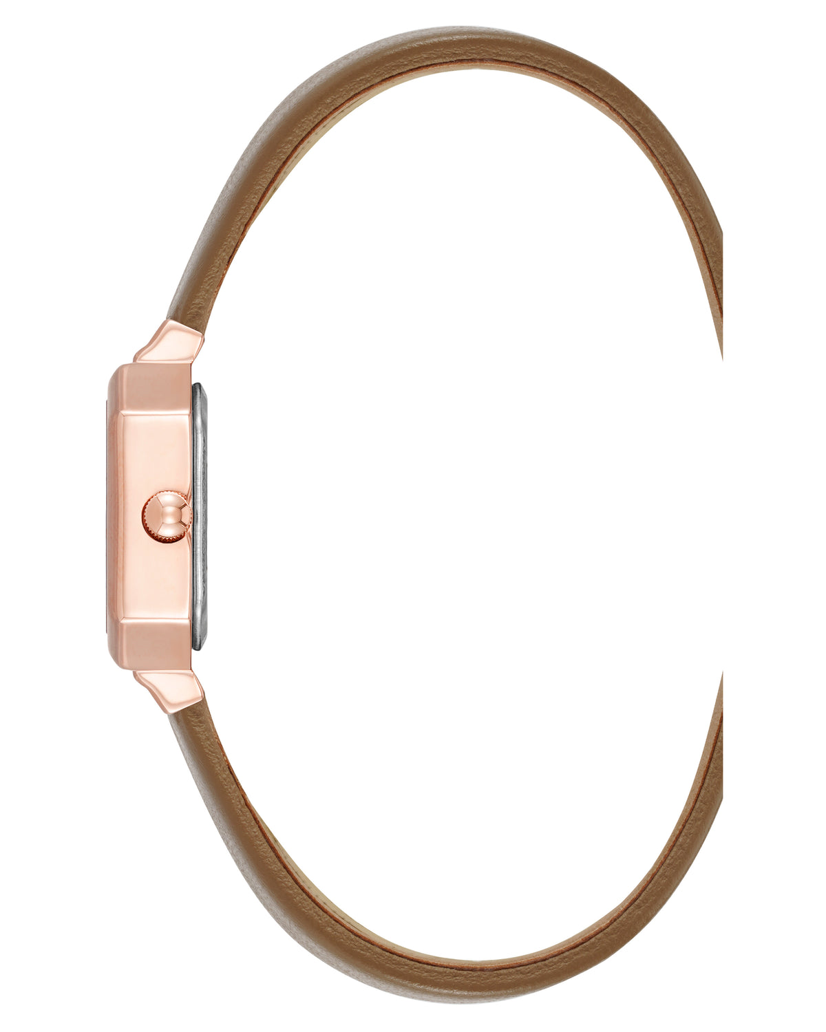 Modern Leather Strap Watch
