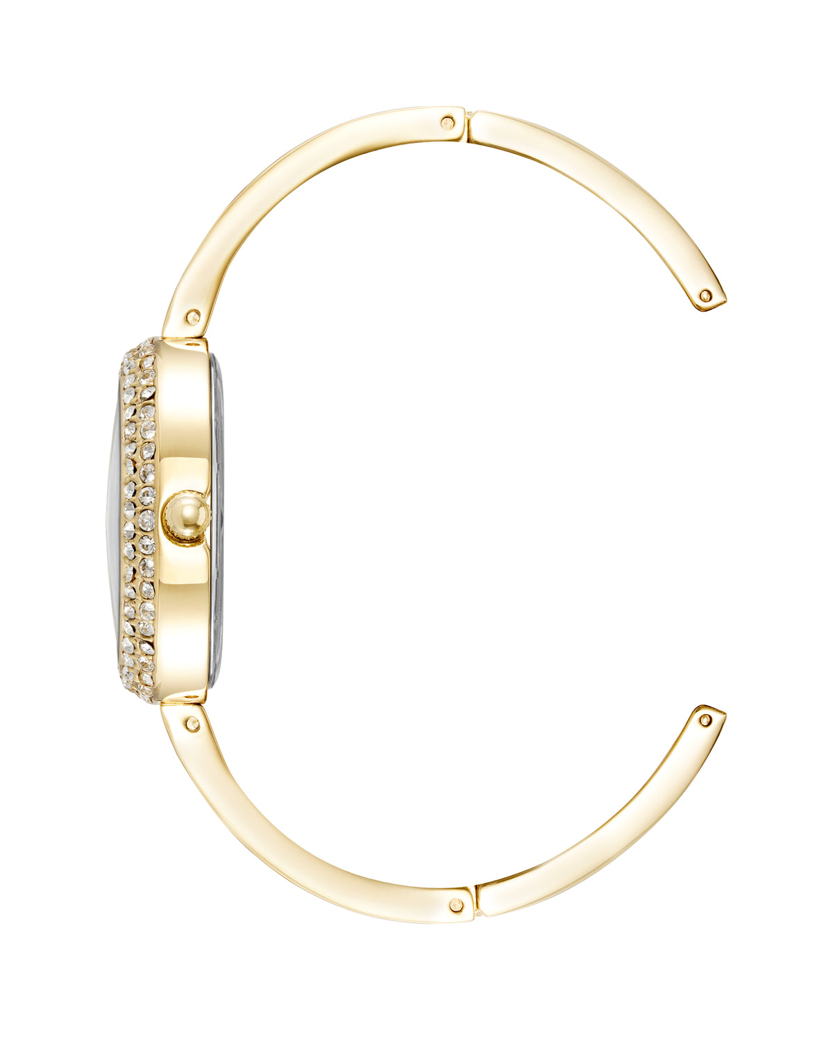 Crystal Accented Bangle Watch and Bracelet Set