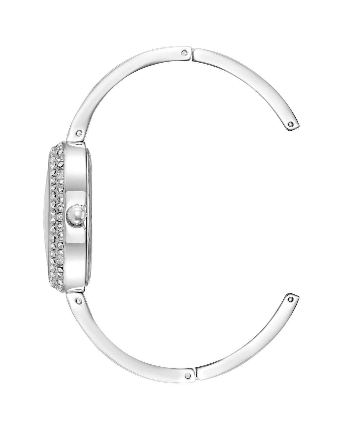 Crystal Accented Bangle Watch and Bracelet Set