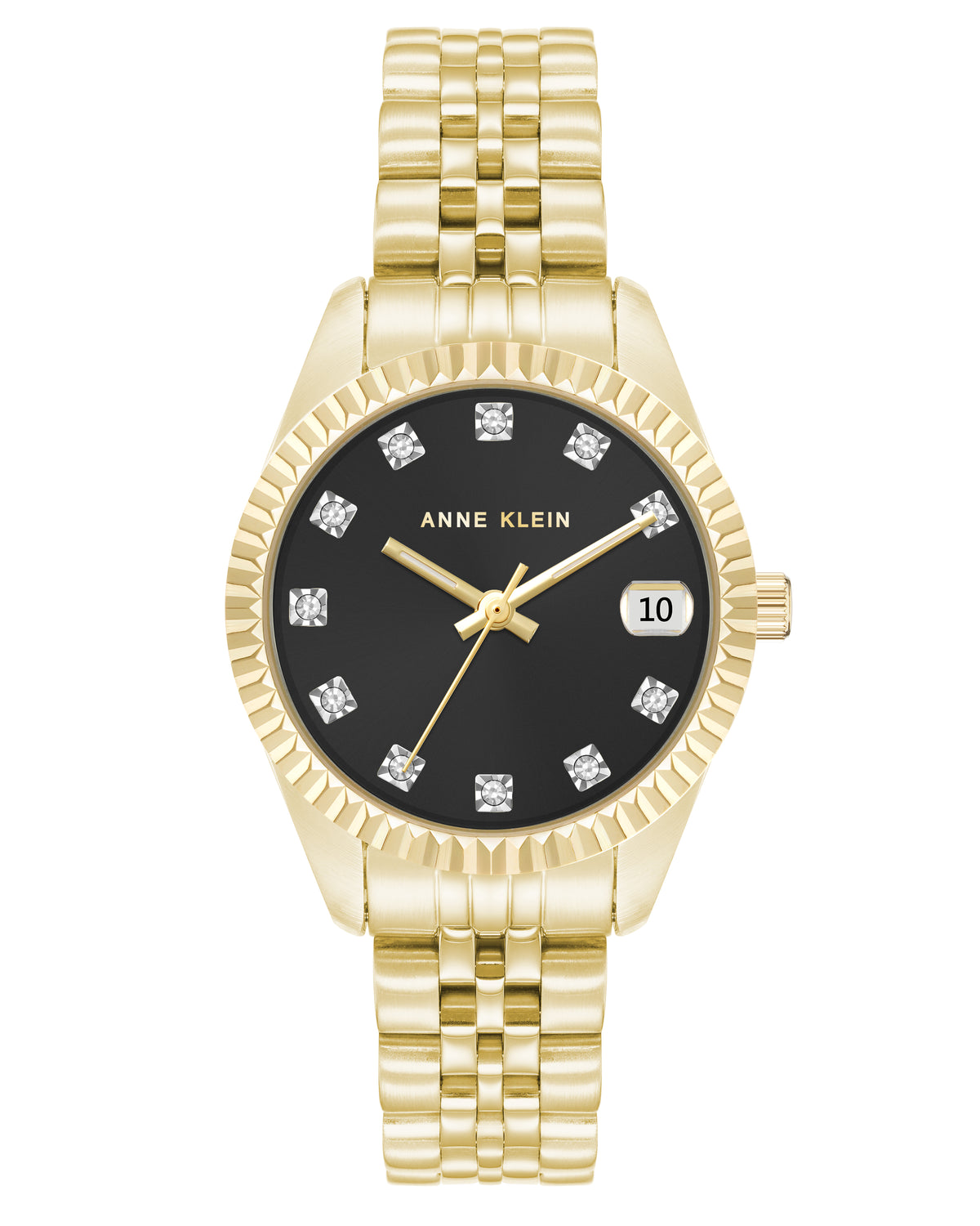 Crystal Accented Bracelet Watch