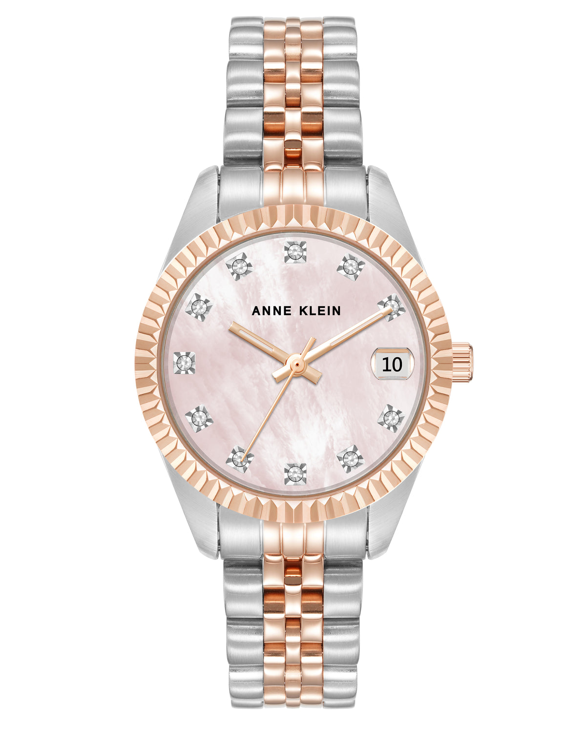 Crystal Accented Bracelet Watch