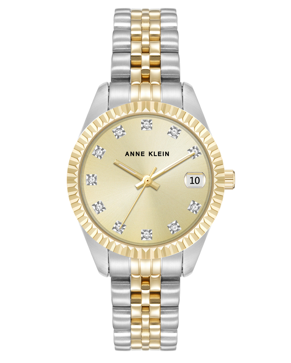 Crystal Accented Bracelet Watch