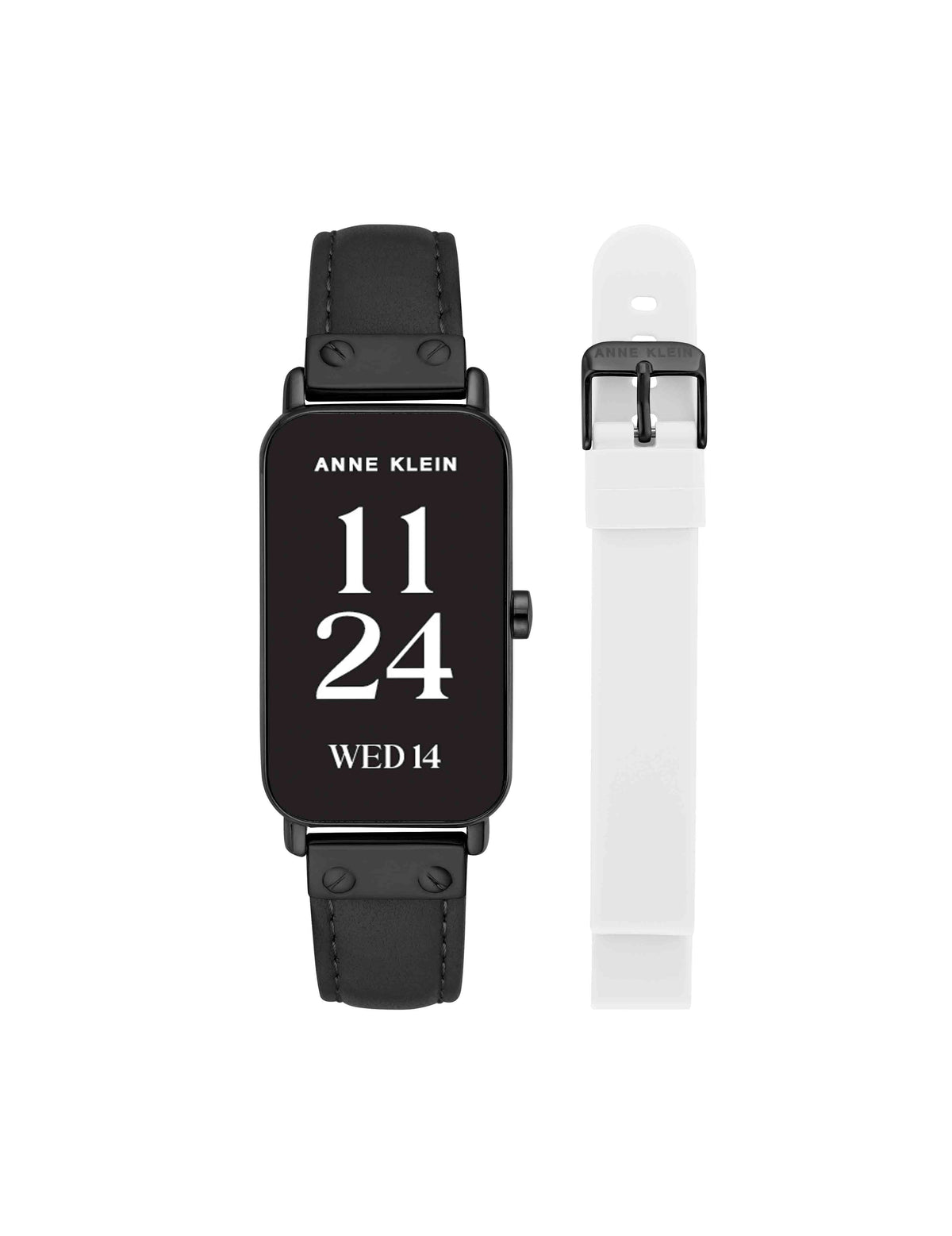 Anne Klein Black/White Connect It Illume Smartwatch Set