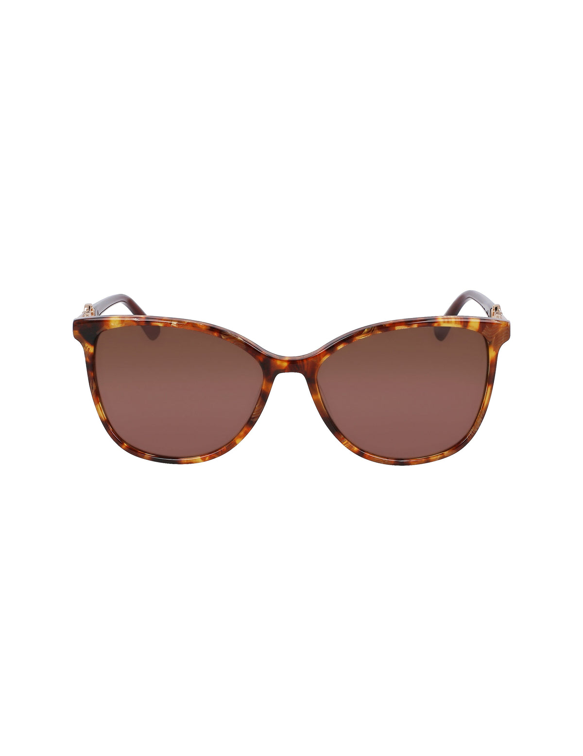 Anne Klein TORTOISE Tortoiseshell Square Leopard Print Sunglasses