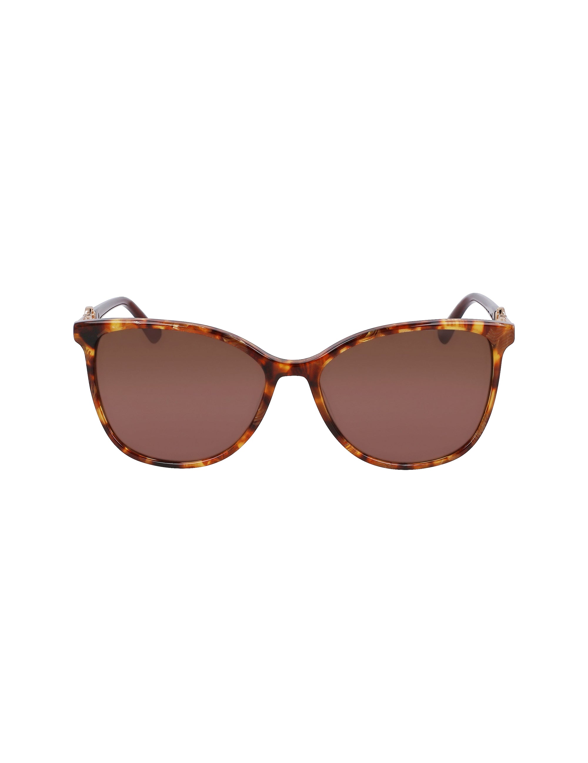 Anne Klein TORTOISE Tortoiseshell Square Leopard Print Sunglasses