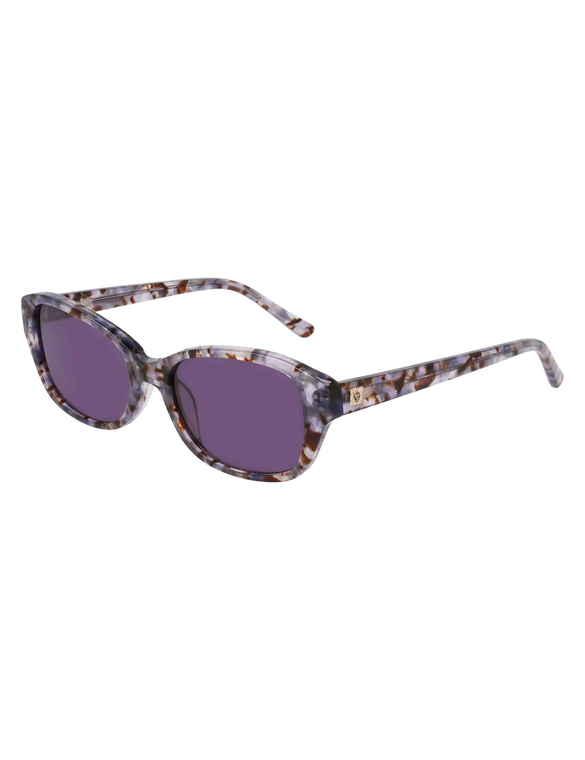 Anne Klein Narrow Rounded Rectangle Sunglasses