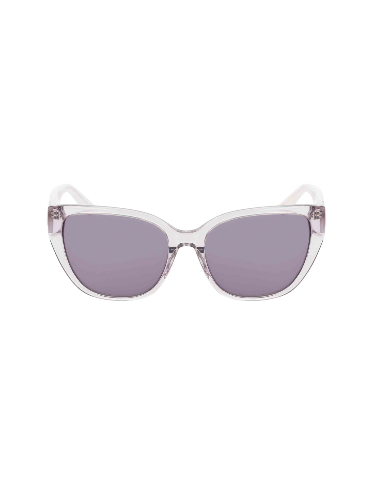Anne Klein Grey Crystal Uplifting Marbleized Sunglasses