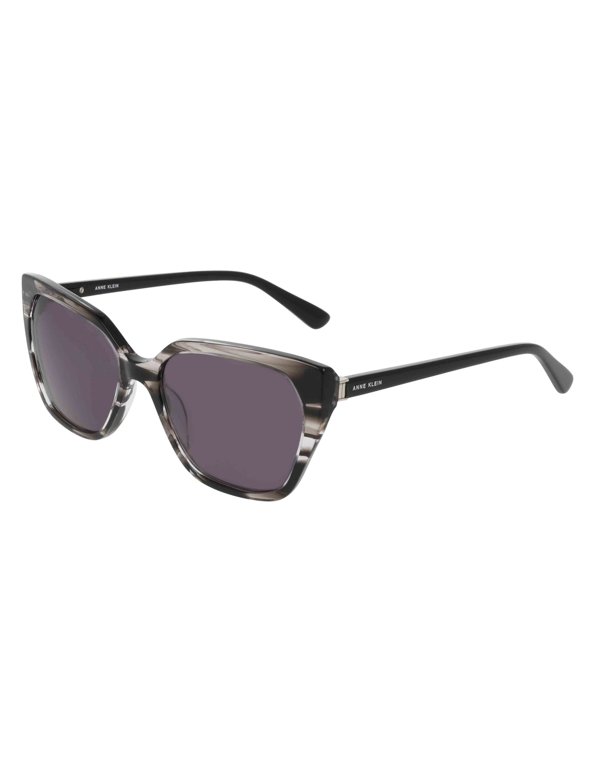 Anne Klein Cat-Eye Horn Colored Sunglasses