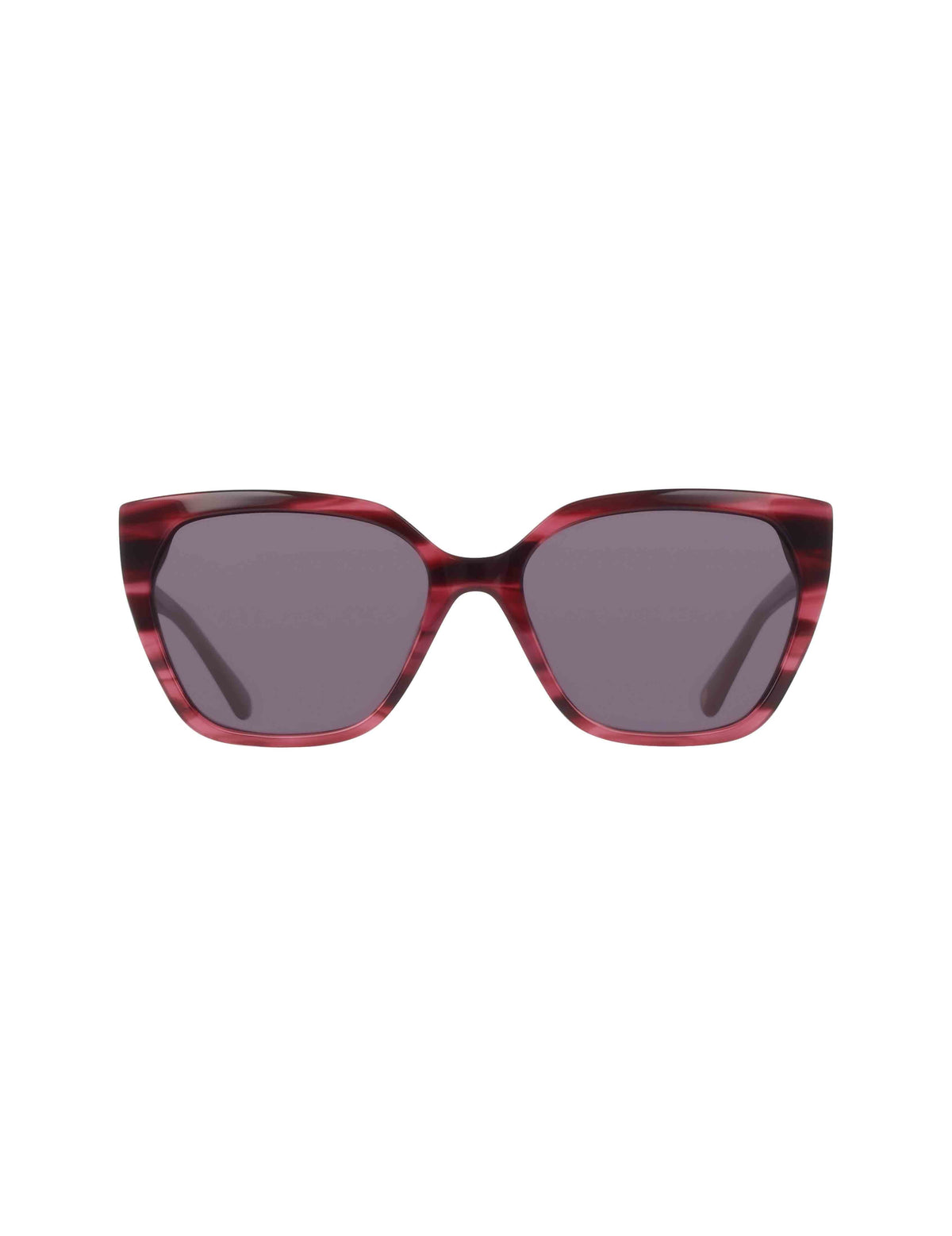 Anne Klein Merlot Cat-Eye Horn Colored Sunglasses