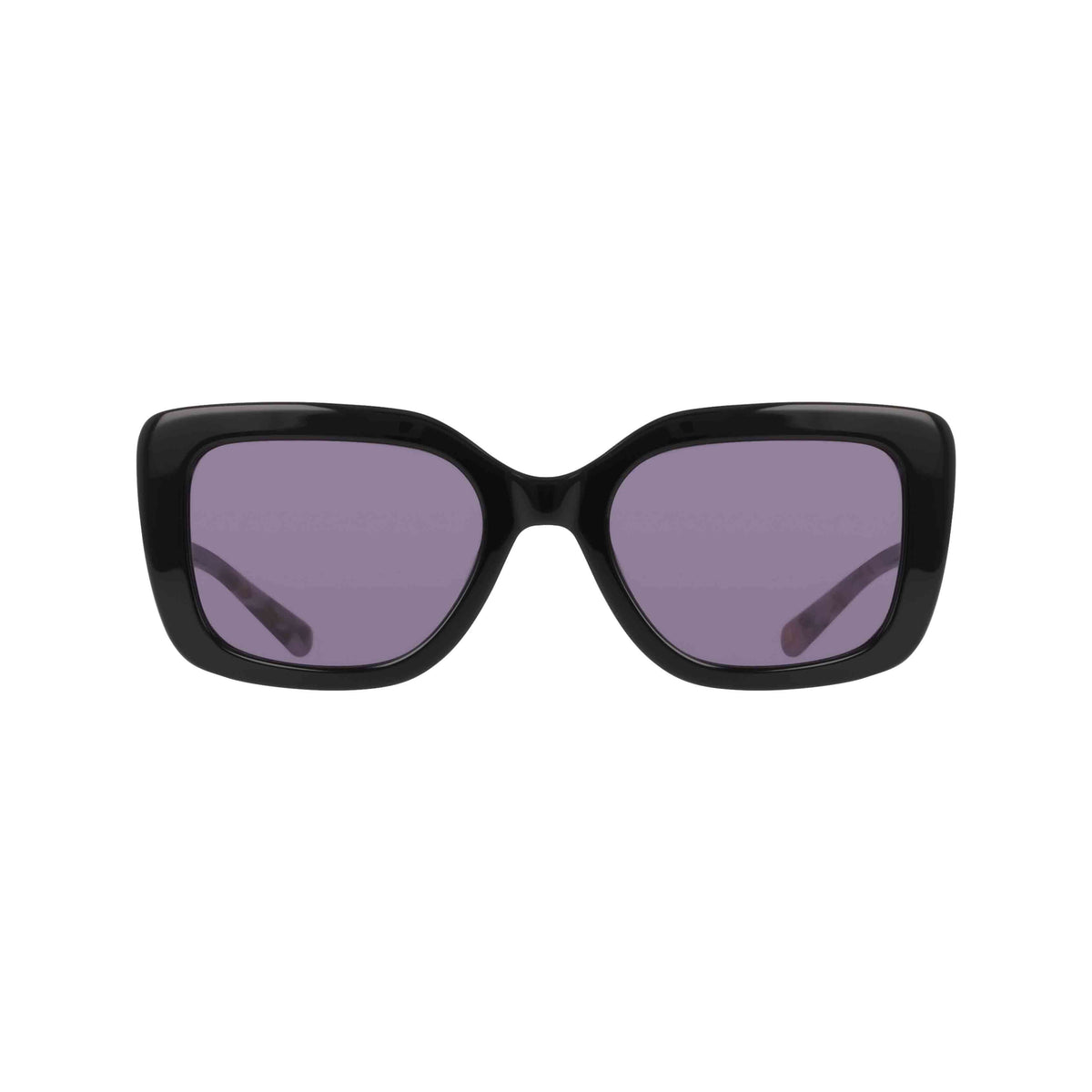 Ann Taylor Black Oversized Square Sunglasses New ANN TAYLOR Shiny Black Frame Grey Lens Womens Sunglass  main image 4