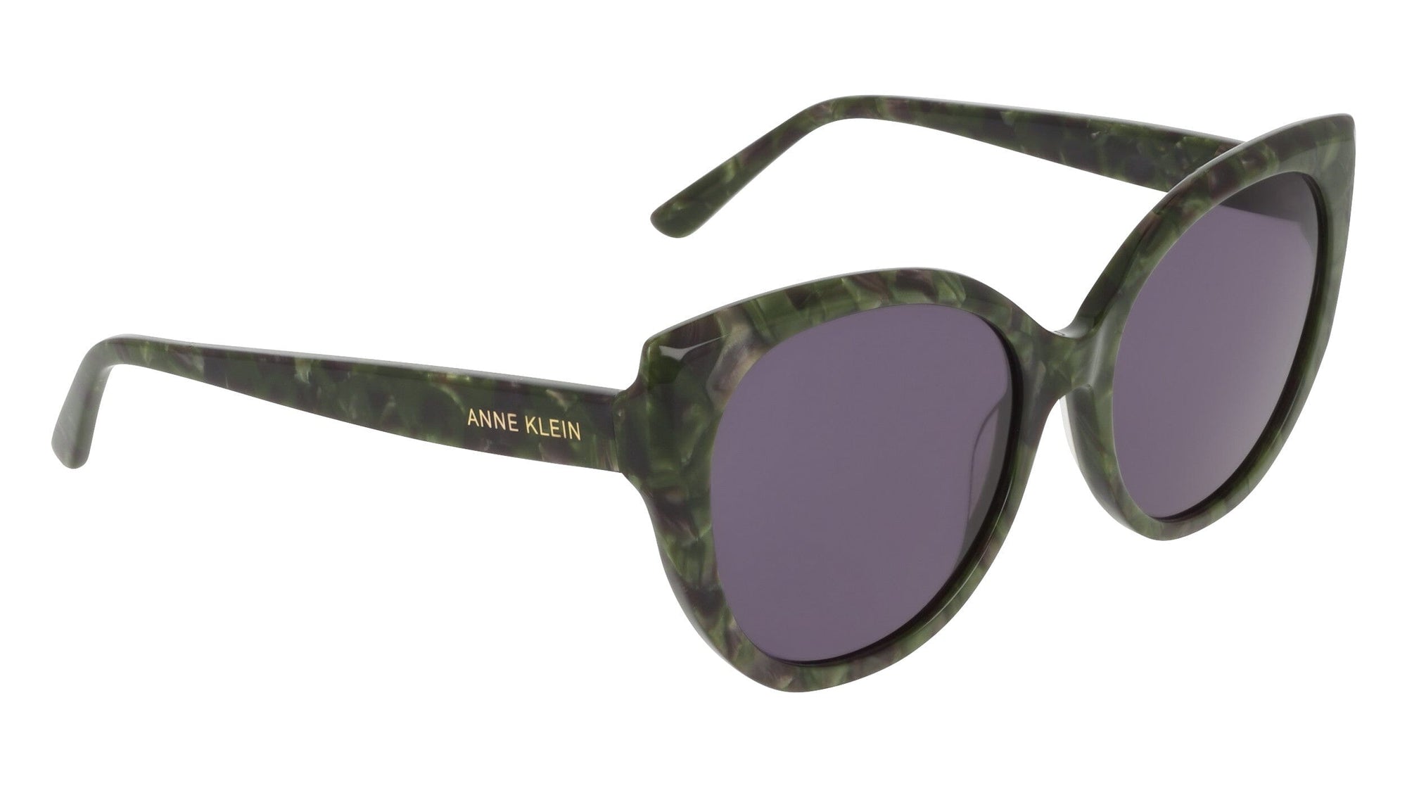 Anne Klein Cat-Eye Marbleized Sunglasses