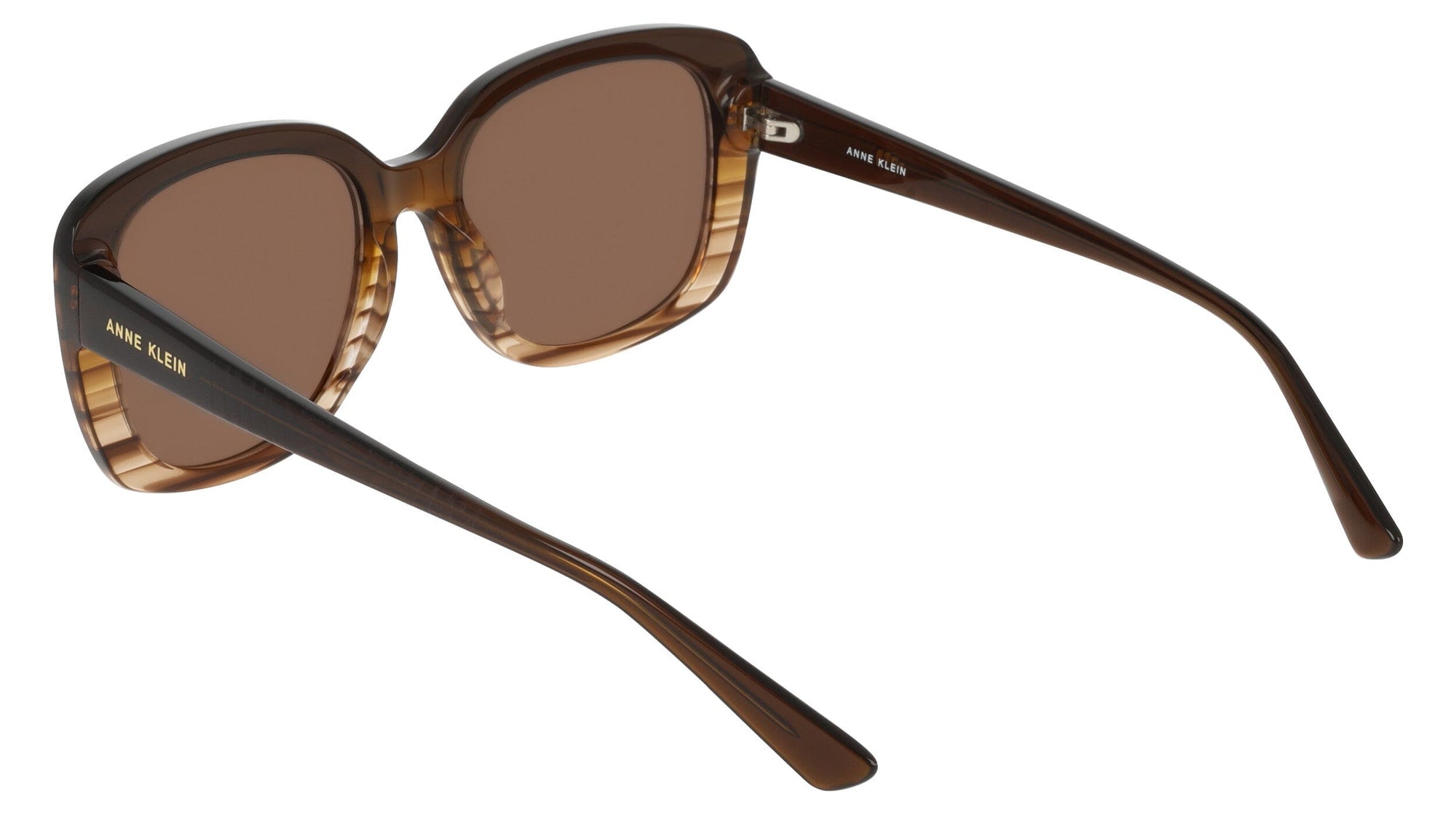 Anne Klein Oversized Square Frame Gradient Lens Sunglasses