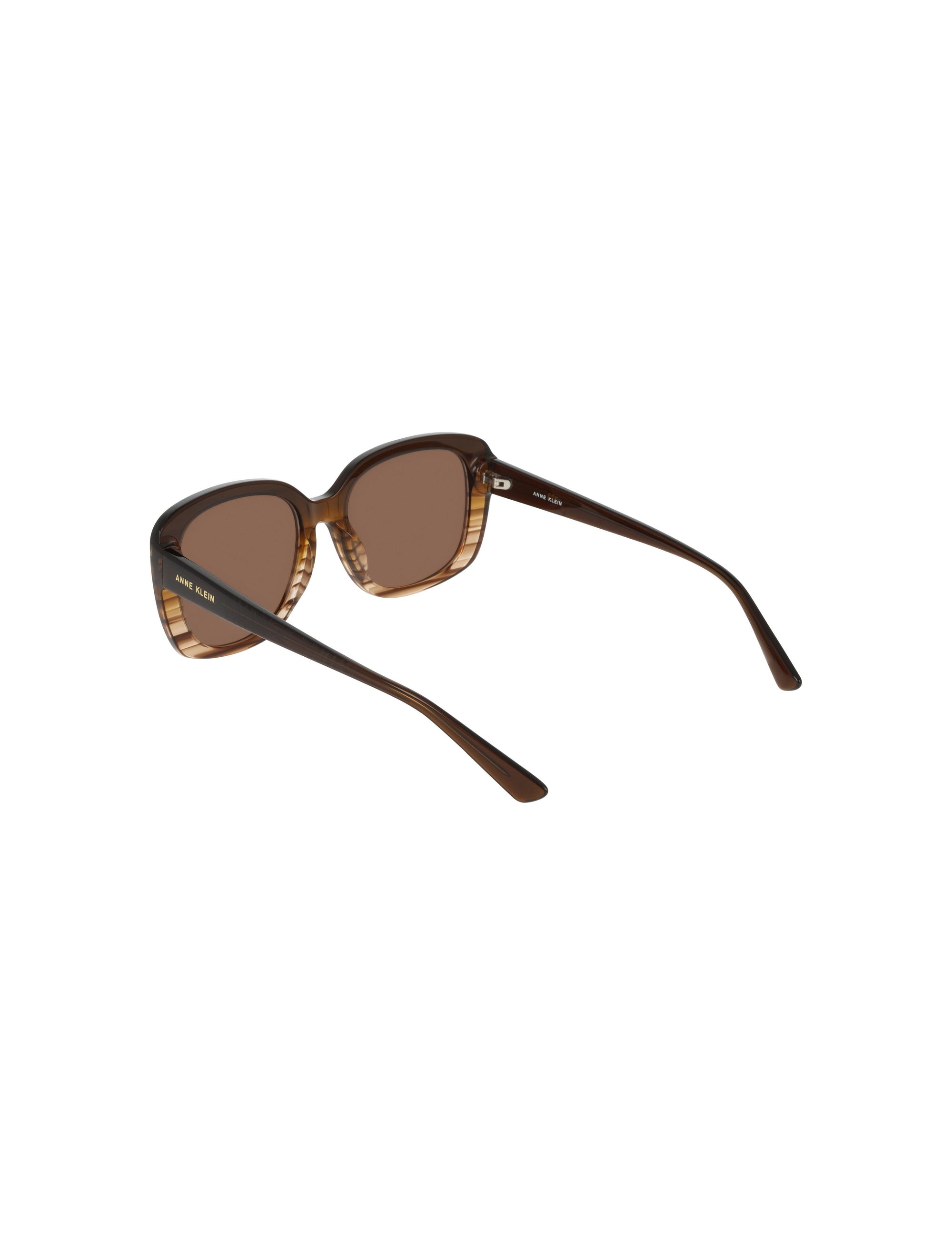 Anne Klein Oversized Square Frame Gradient Lens Sunglasses