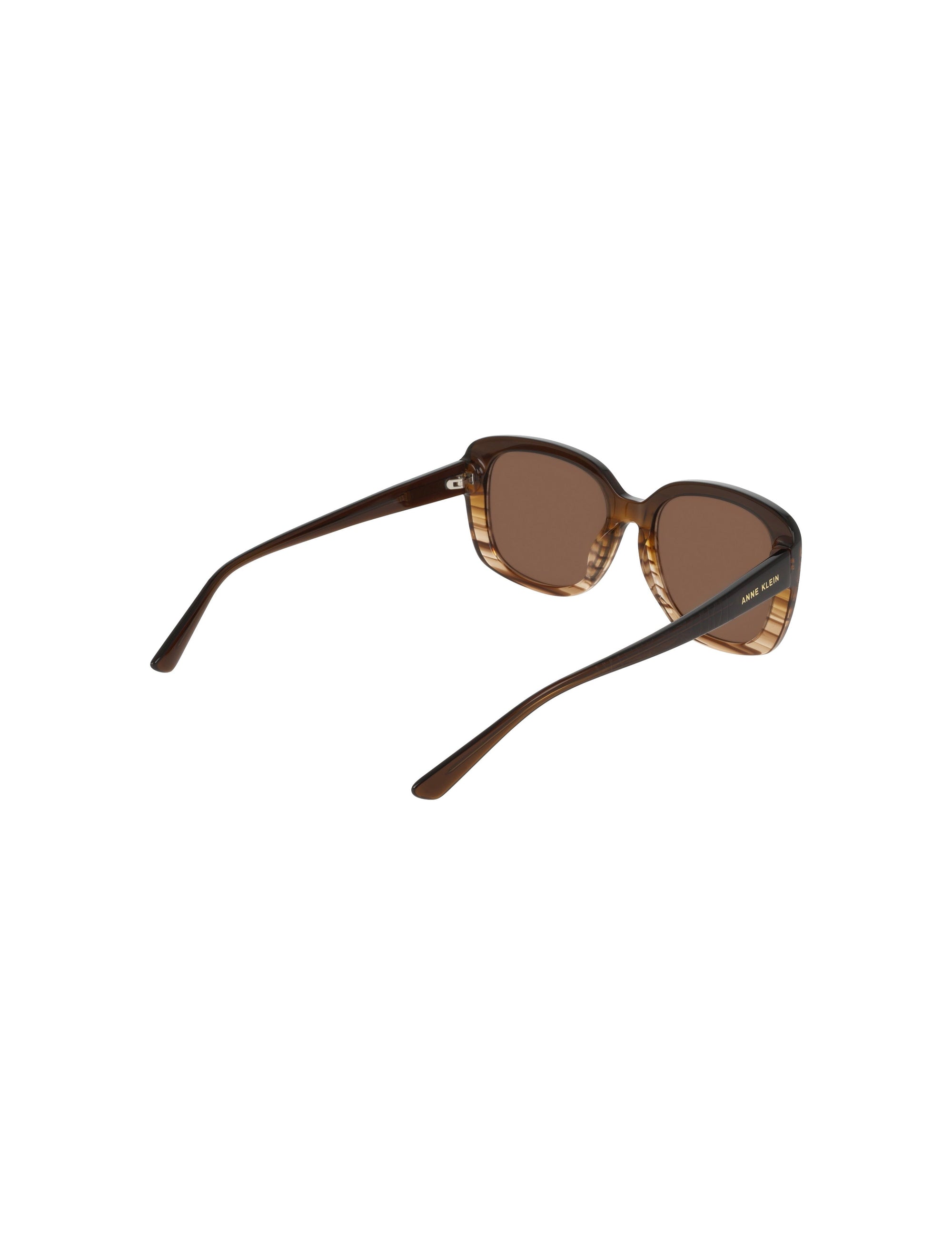 Anne Klein Oversized Square Frame Gradient Lens Sunglasses