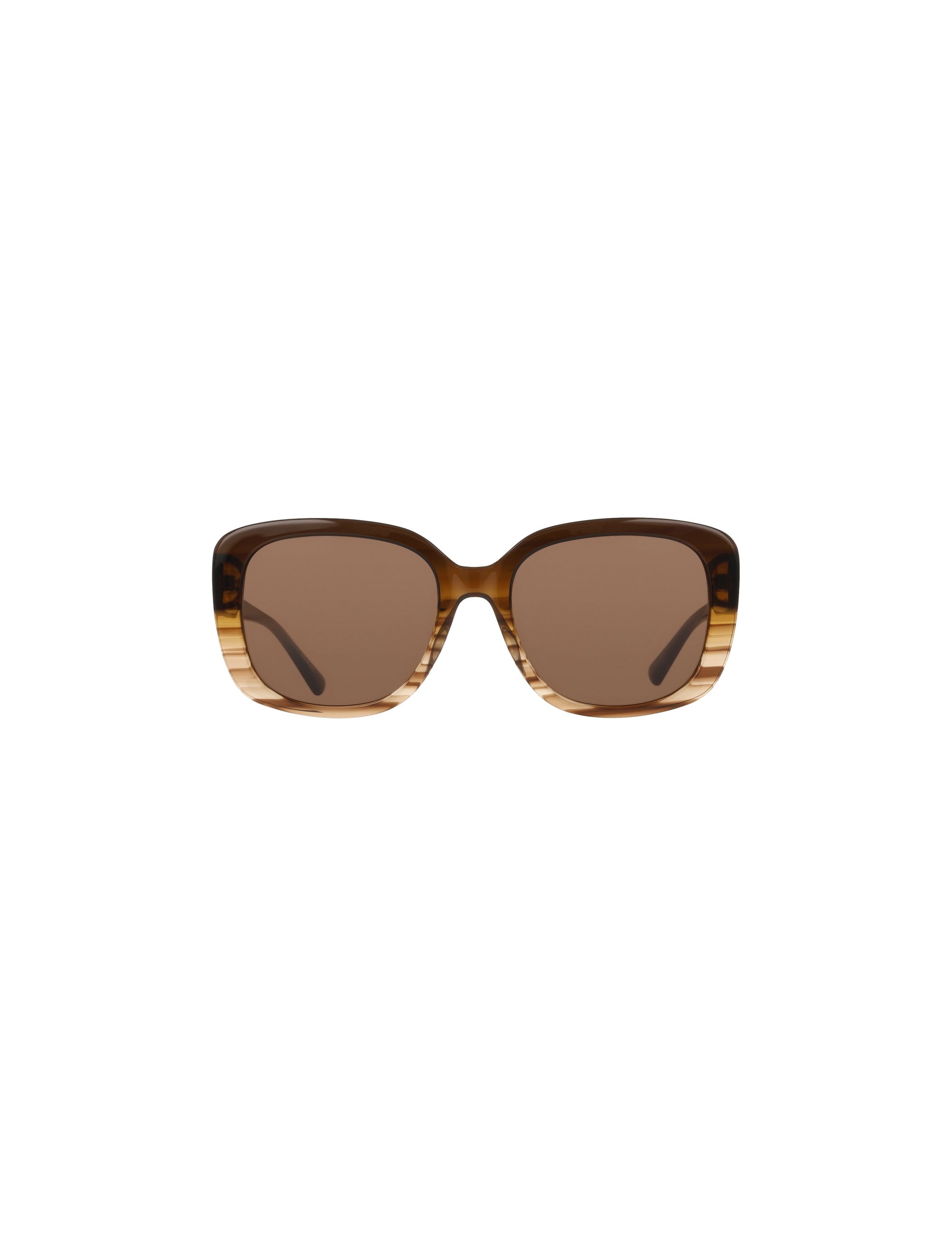 Anne Klein MOCHA GRADIENT Oversized Square Frame Gradient Lens Sunglasses