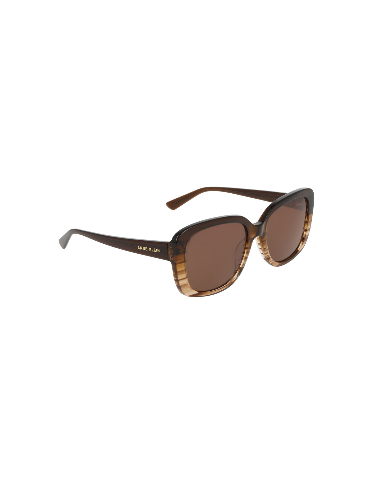 Anne Klein Oversized Square Frame Gradient Lens Sunglasses