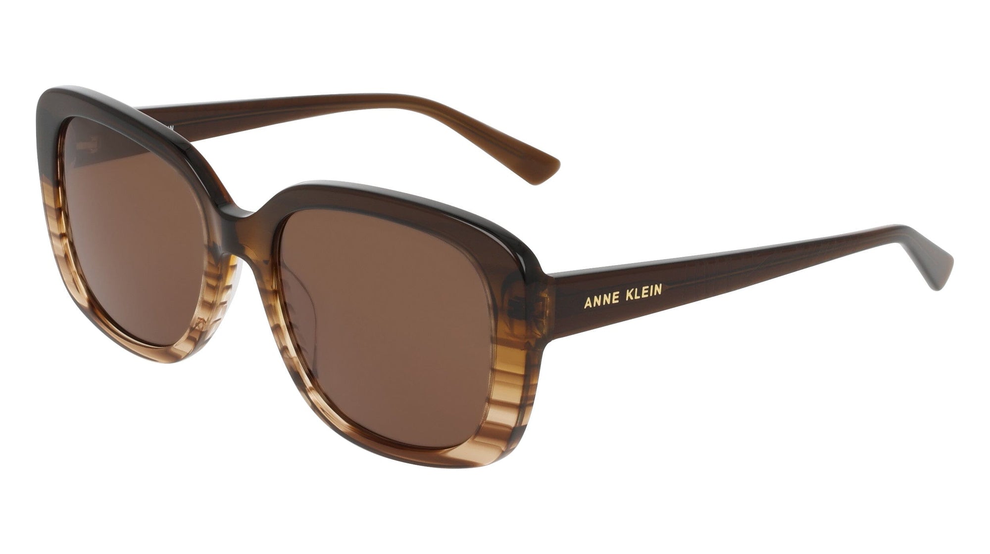 Anne Klein Oversized Square Frame Gradient Lens Sunglasses