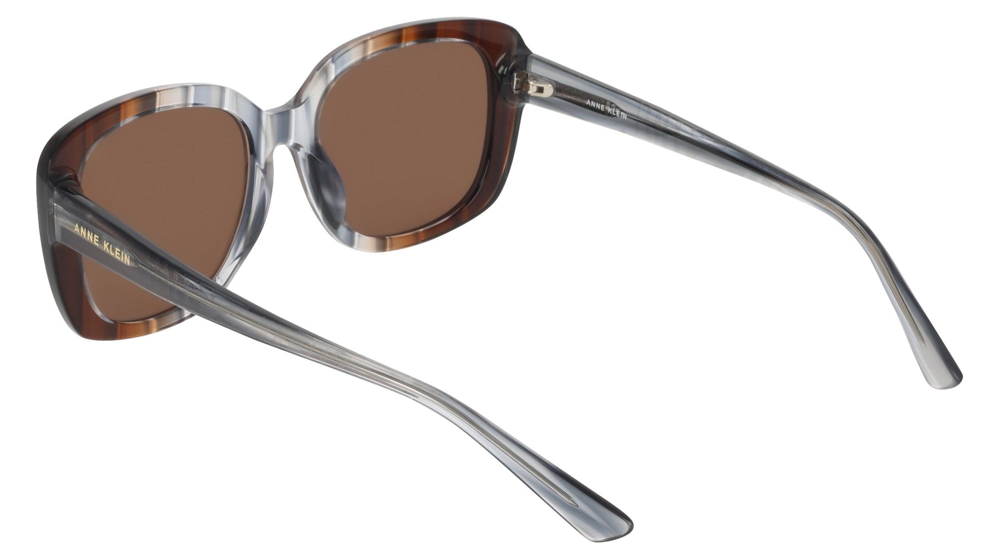 Anne Klein Oversized Square Frame Gradient Lens Sunglasses