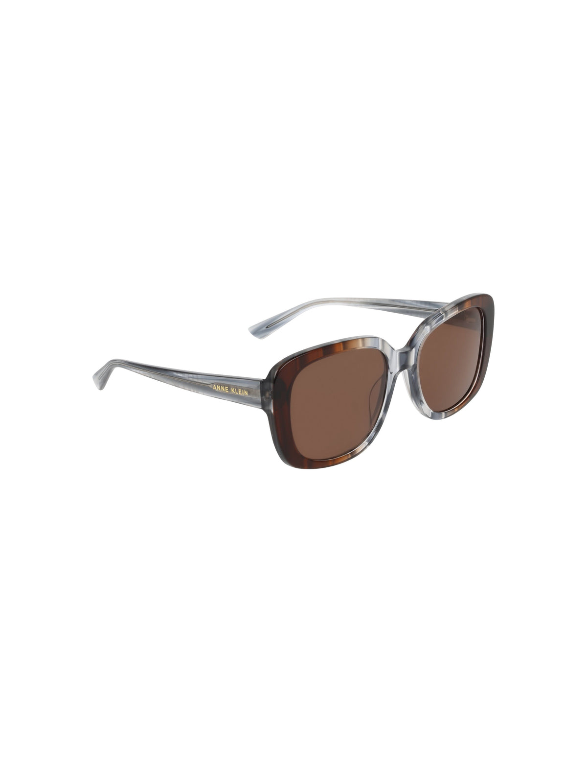 Anne Klein Oversized Square Frame Gradient Lens Sunglasses