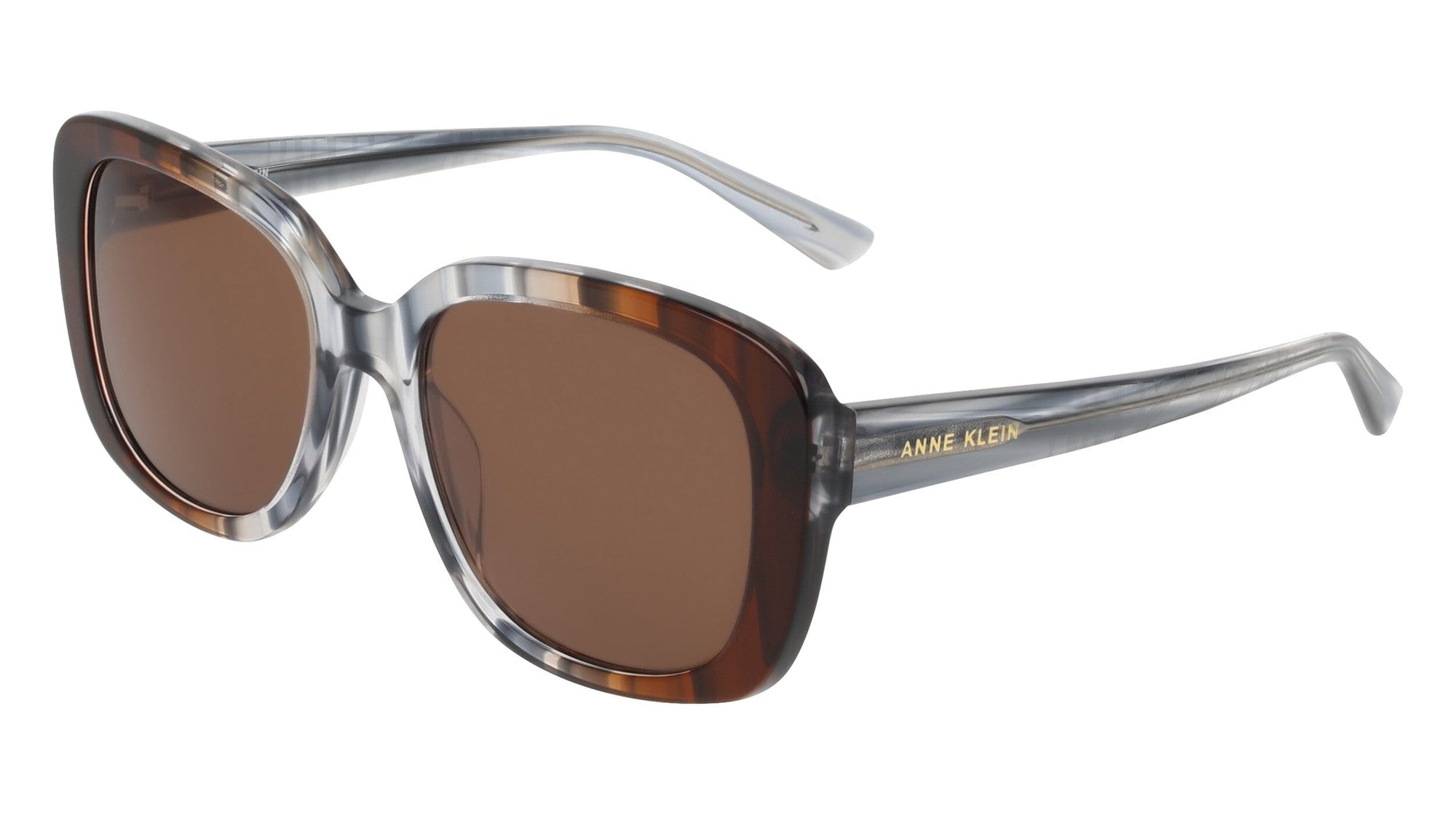 Anne Klein Oversized Square Frame Gradient Lens Sunglasses