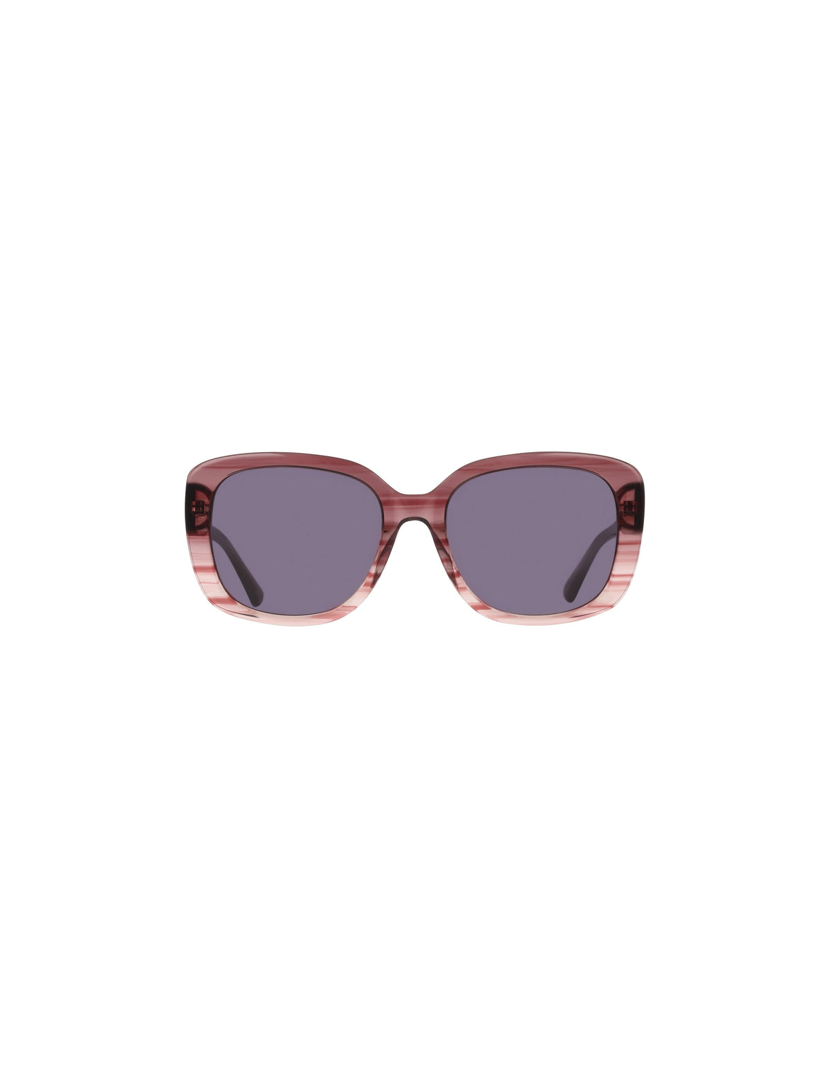 Anne Klein MERLOT GRADIENT Oversized Square Frame Gradient Lens Sunglasses