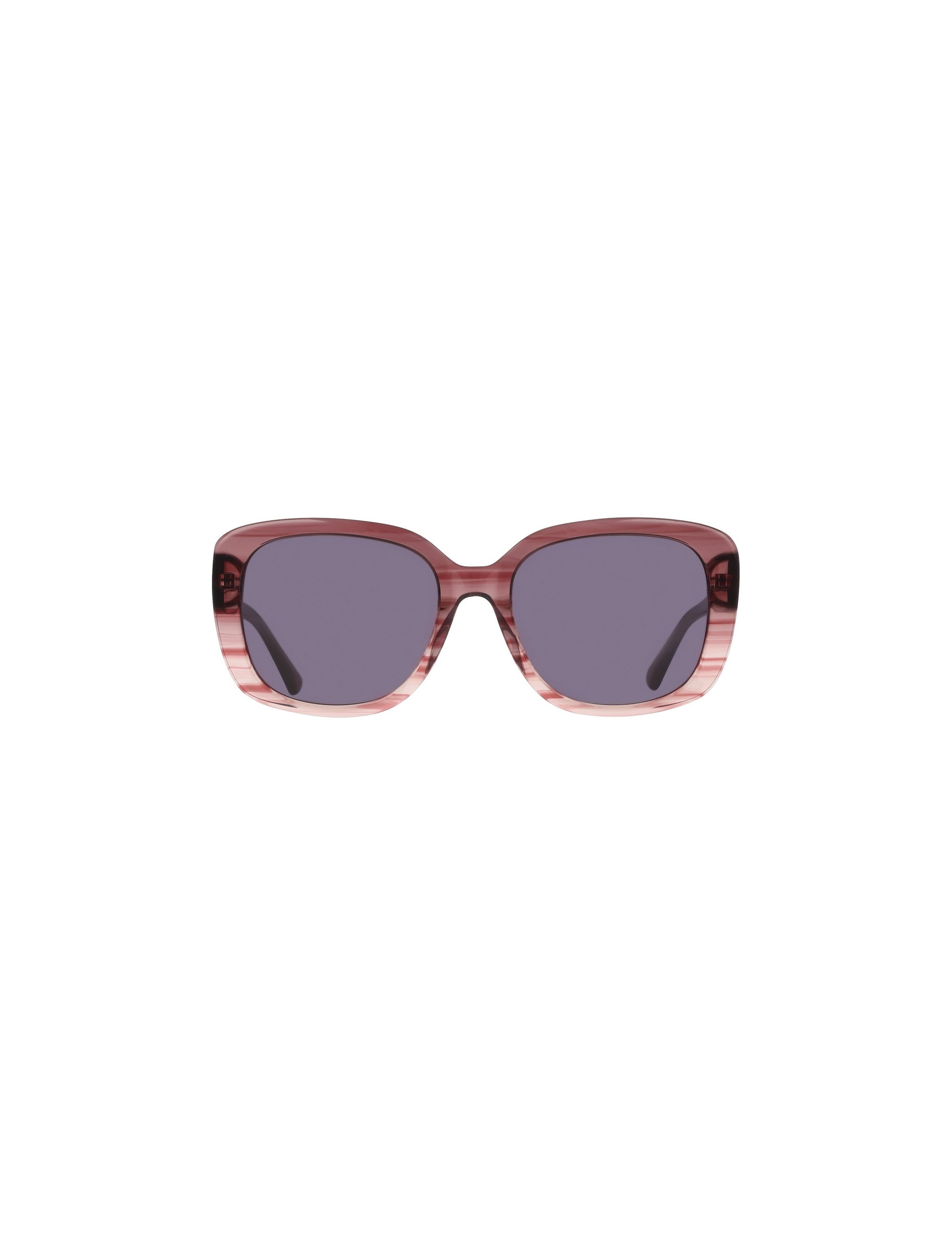 Anne Klein MERLOT GRADIENT Oversized Square Frame Gradient Lens Sunglasses
