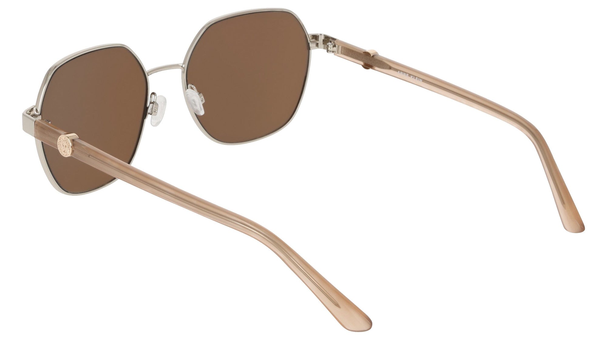 Anne Klein Two-Tone Square Metal Frame Sunglasses