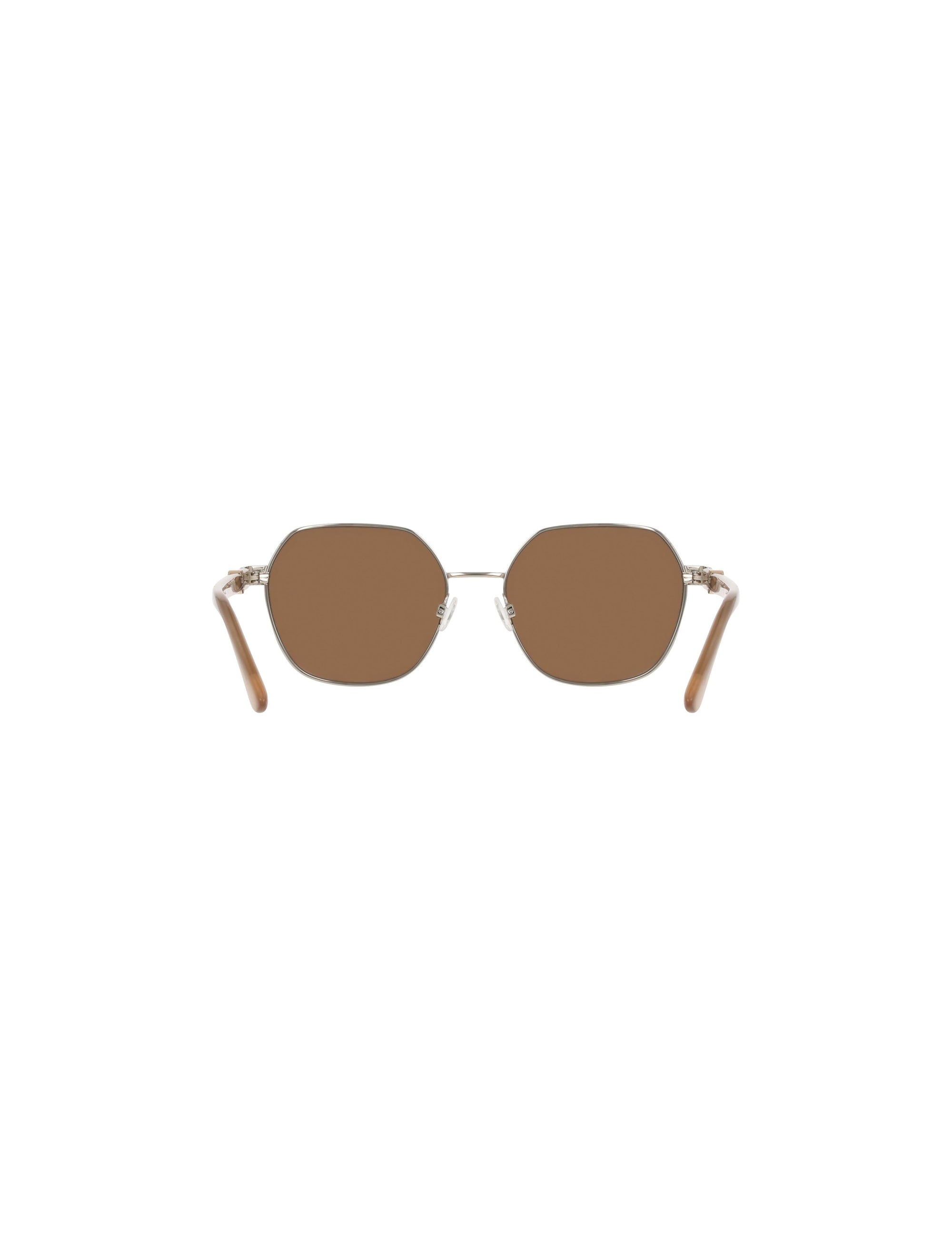 Anne Klein Two-Tone Square Metal Frame Sunglasses