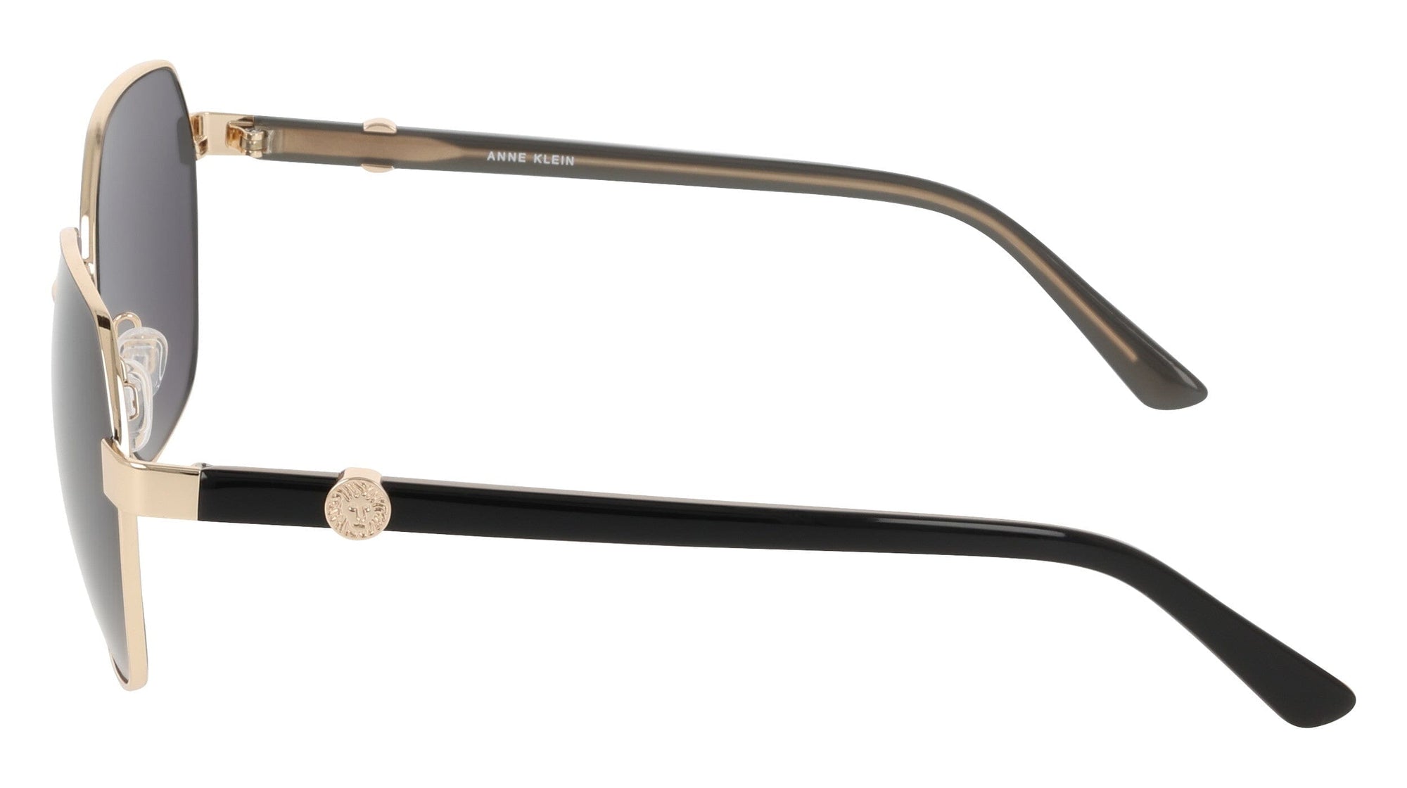 Anne Klein Two-Tone Square Metal Frame Sunglasses