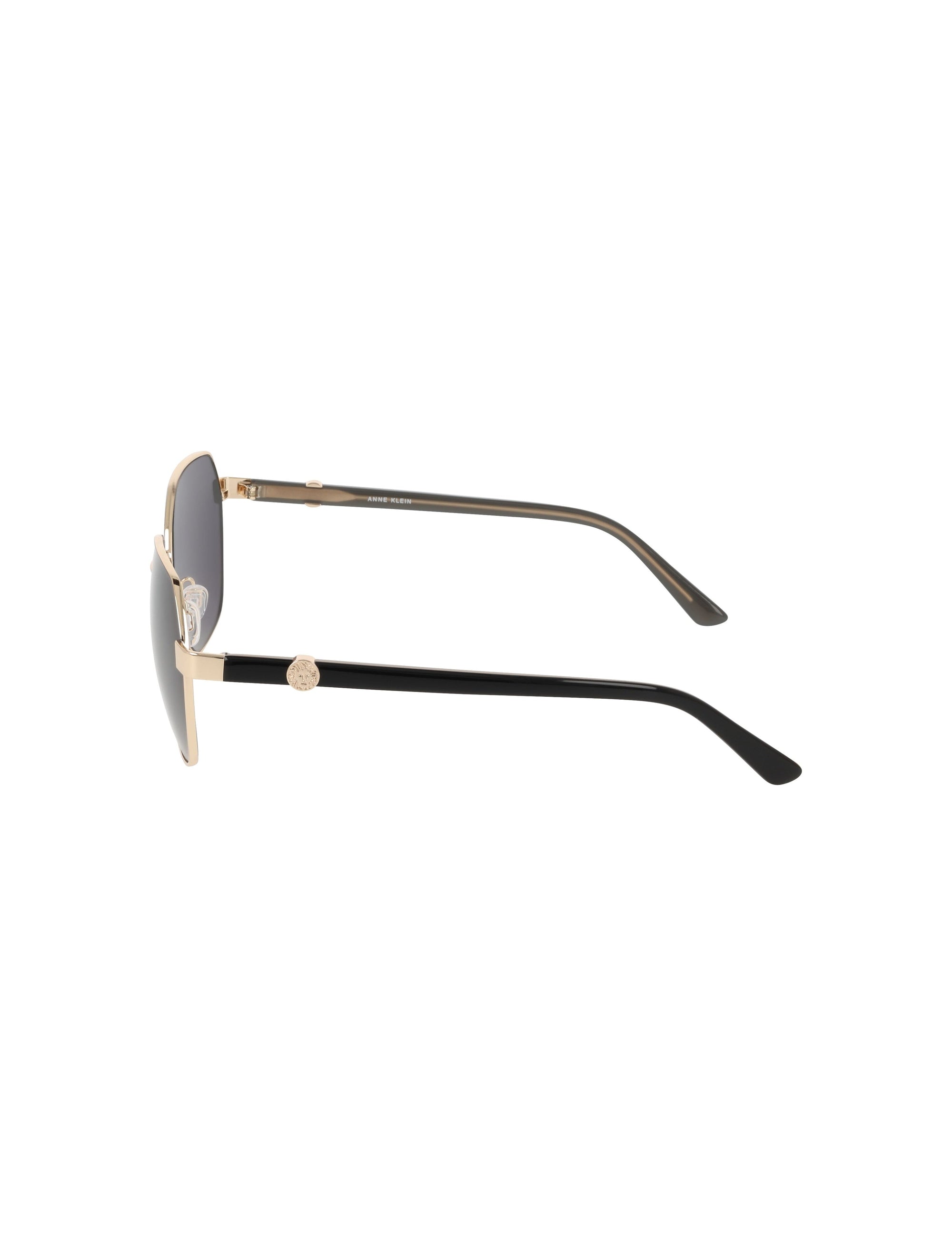 Anne Klein Two-Tone Square Metal Frame Sunglasses