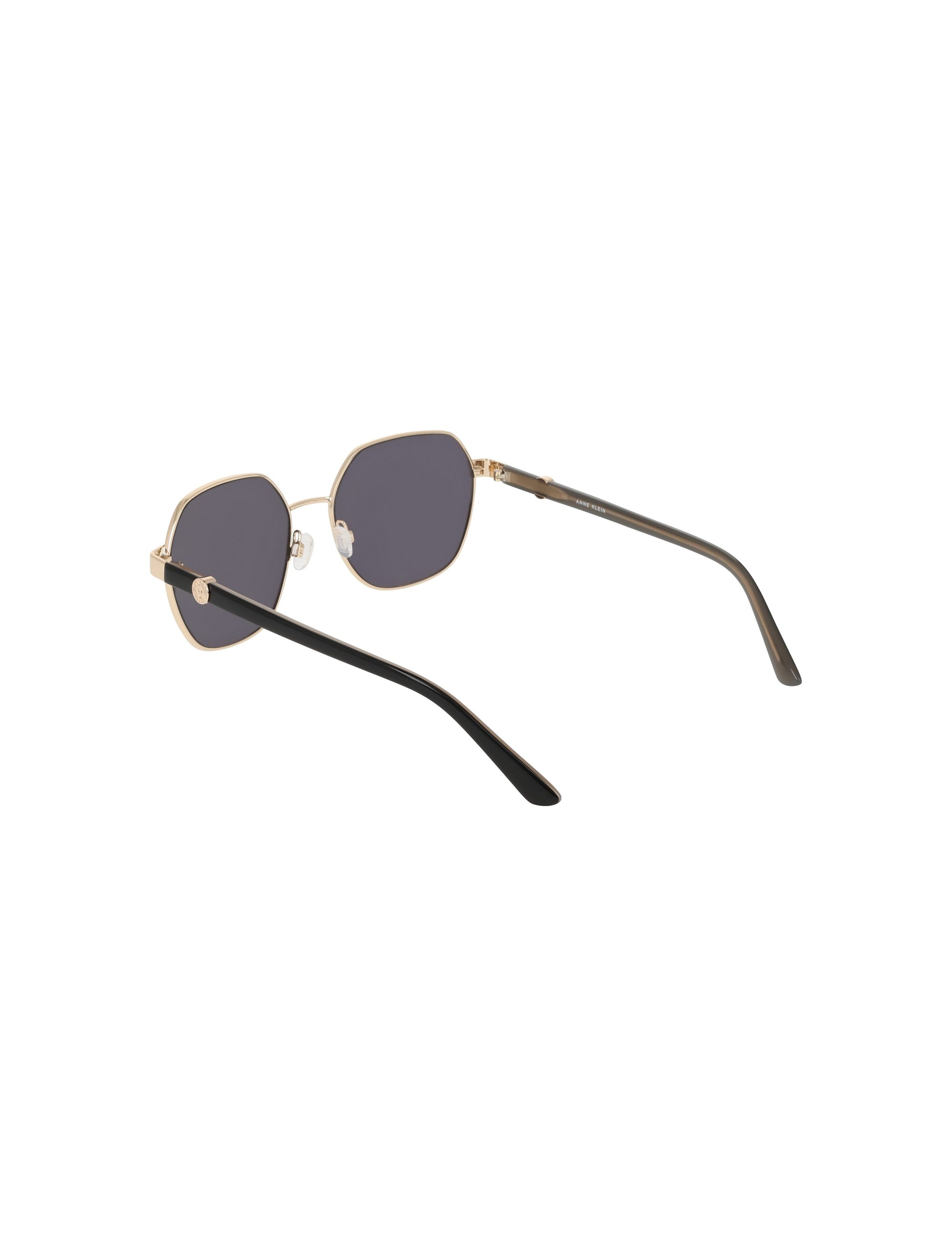Anne Klein Two-Tone Square Metal Frame Sunglasses