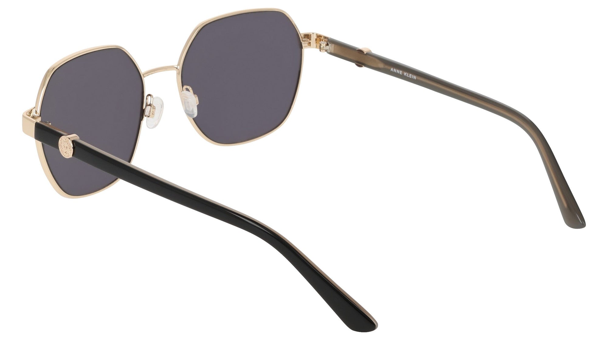 Anne Klein Two-Tone Square Metal Frame Sunglasses